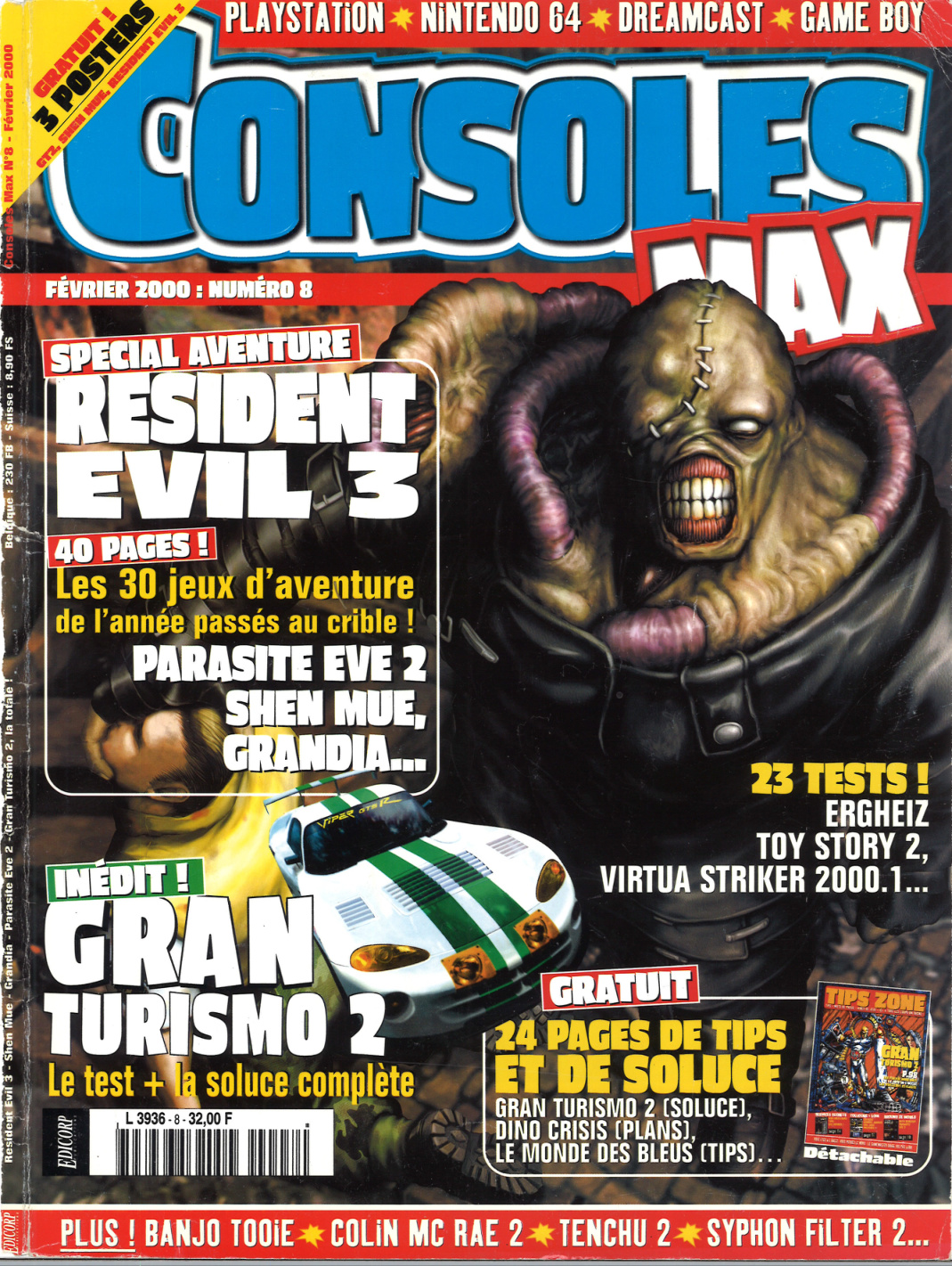 Première page de consolesmax numero08