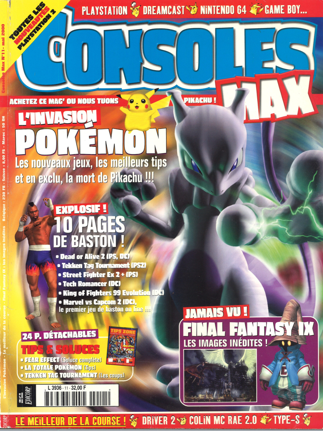 Première page de consolesmax numero11