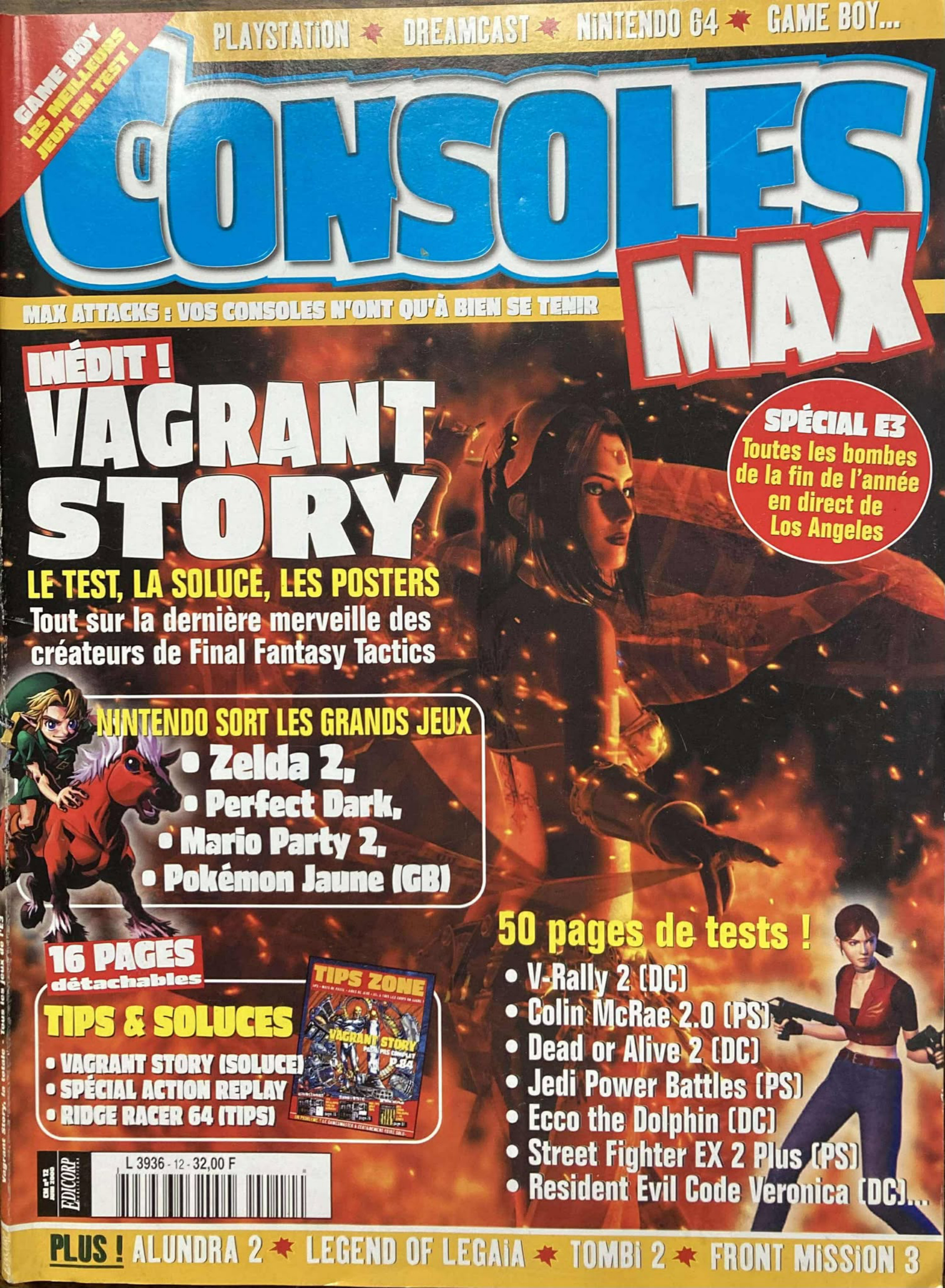 Première page de consolesmax numero12