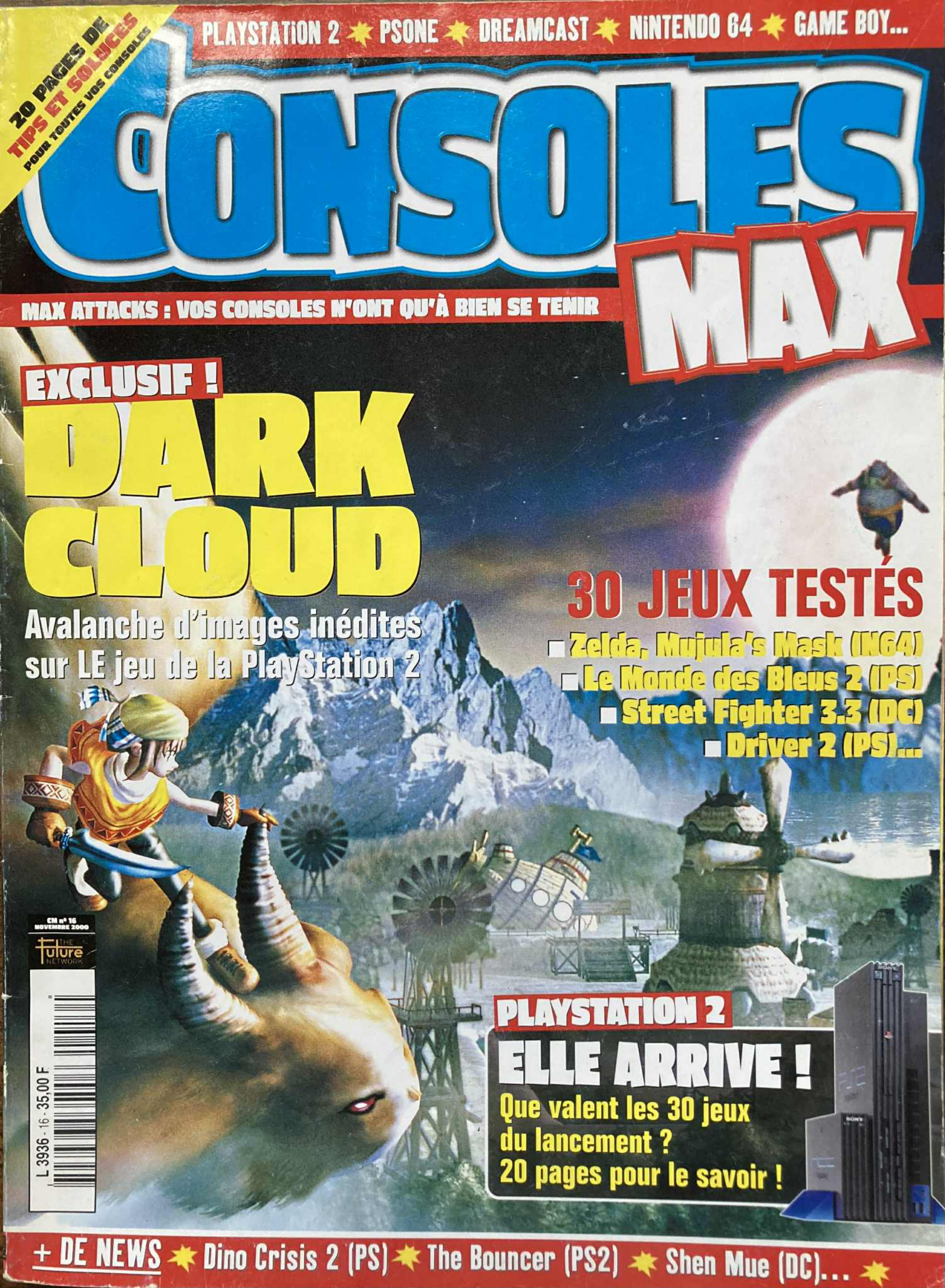 Première page de consolesmax numero16