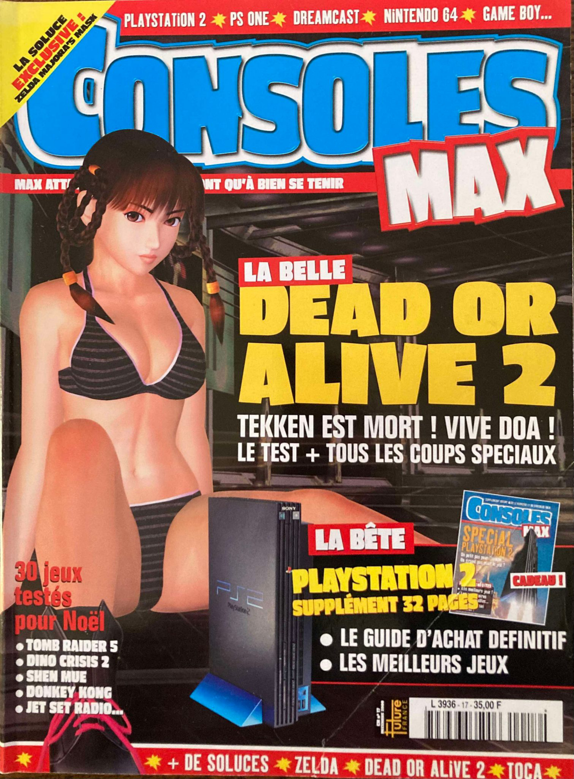 Première page de consolesmax numero17
