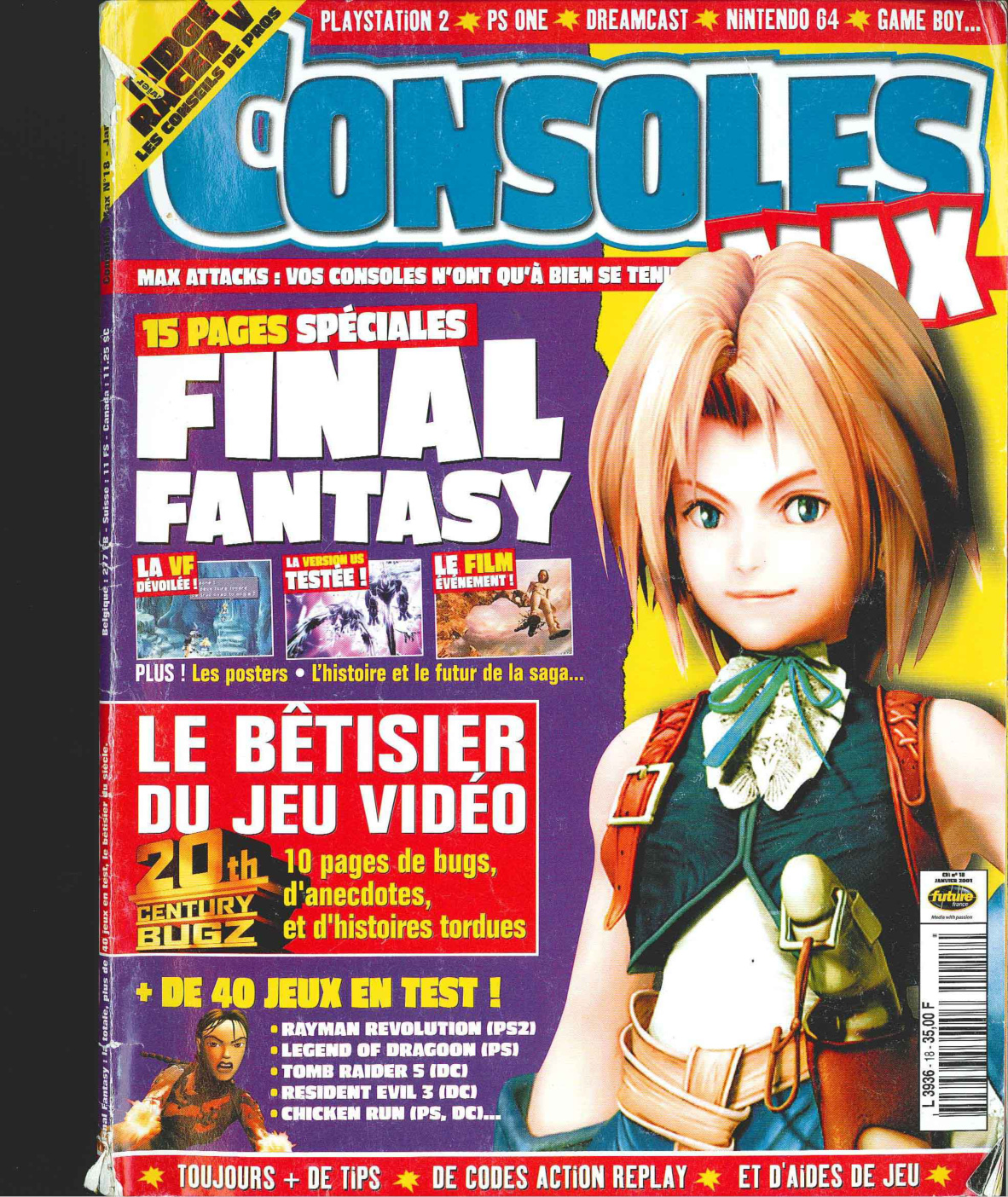 Première page de consolesmax numero18