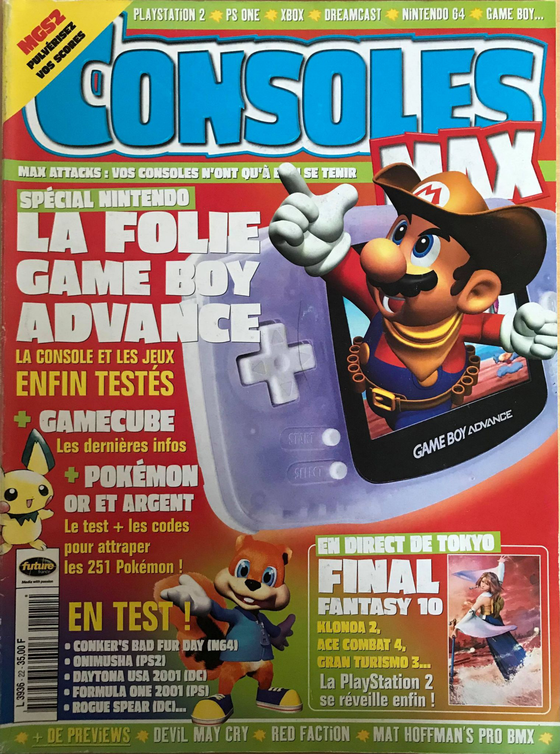 Première page de consolesmax numero22