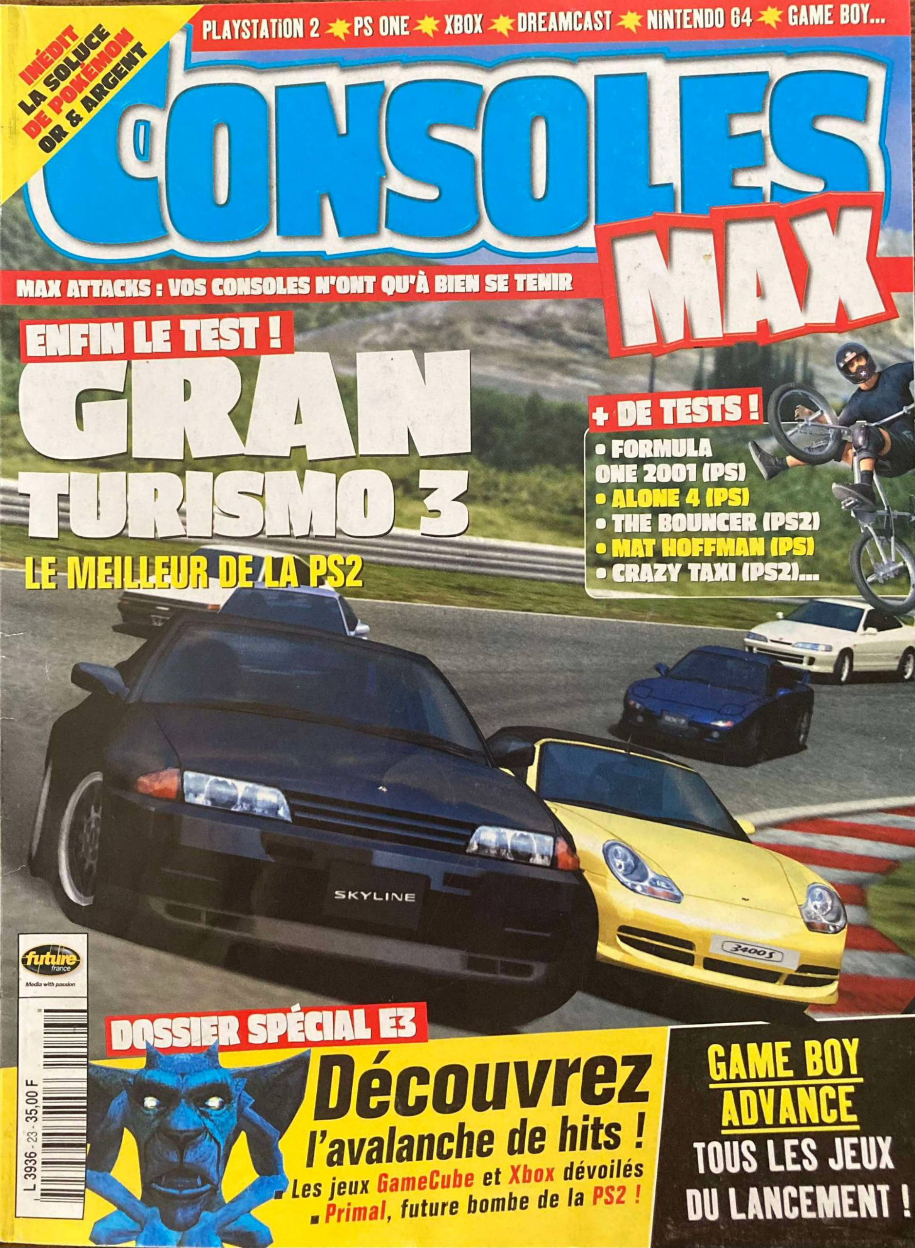 Première page de consolesmax numero23