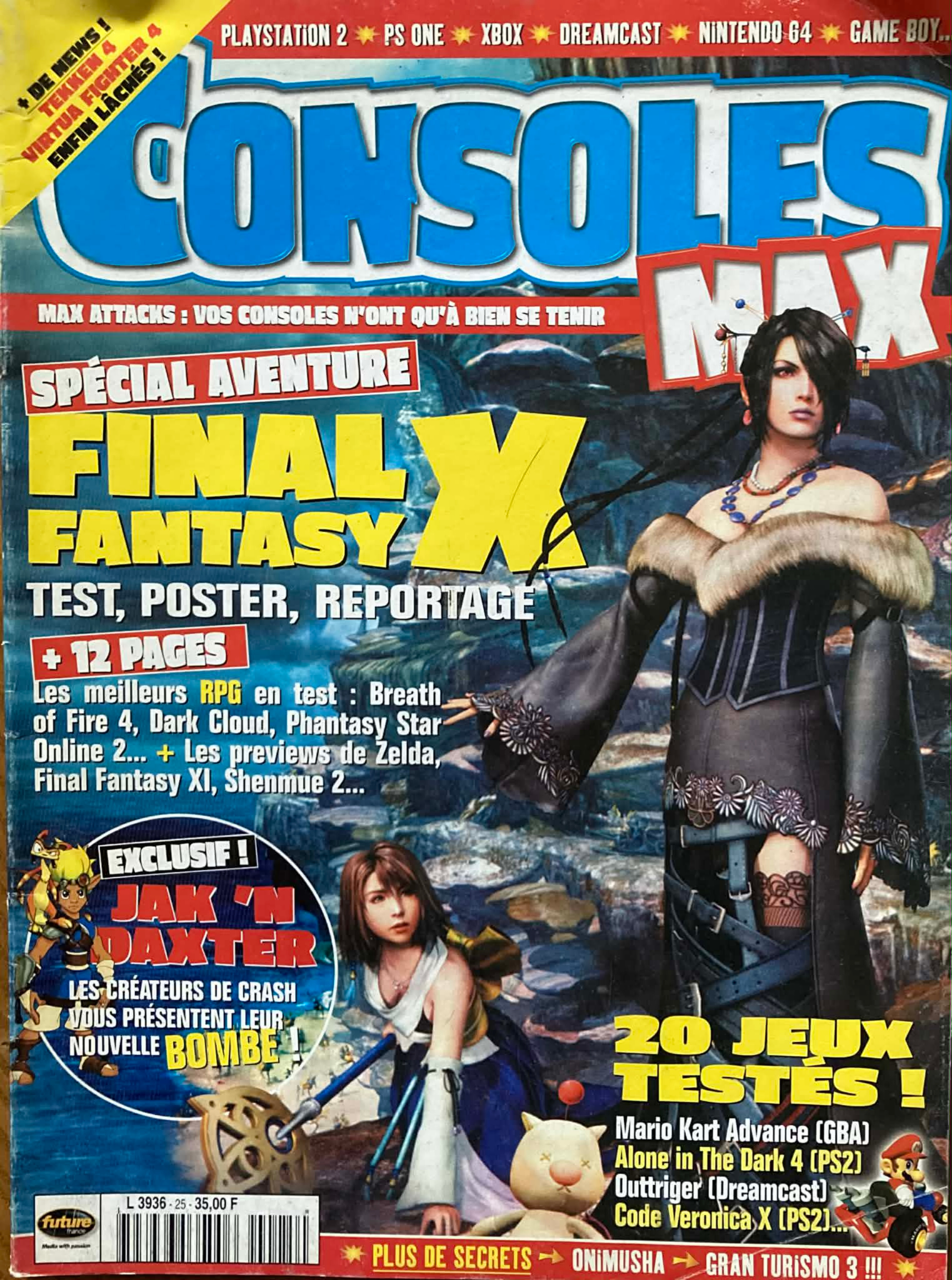 Première page de consolesmax numero25