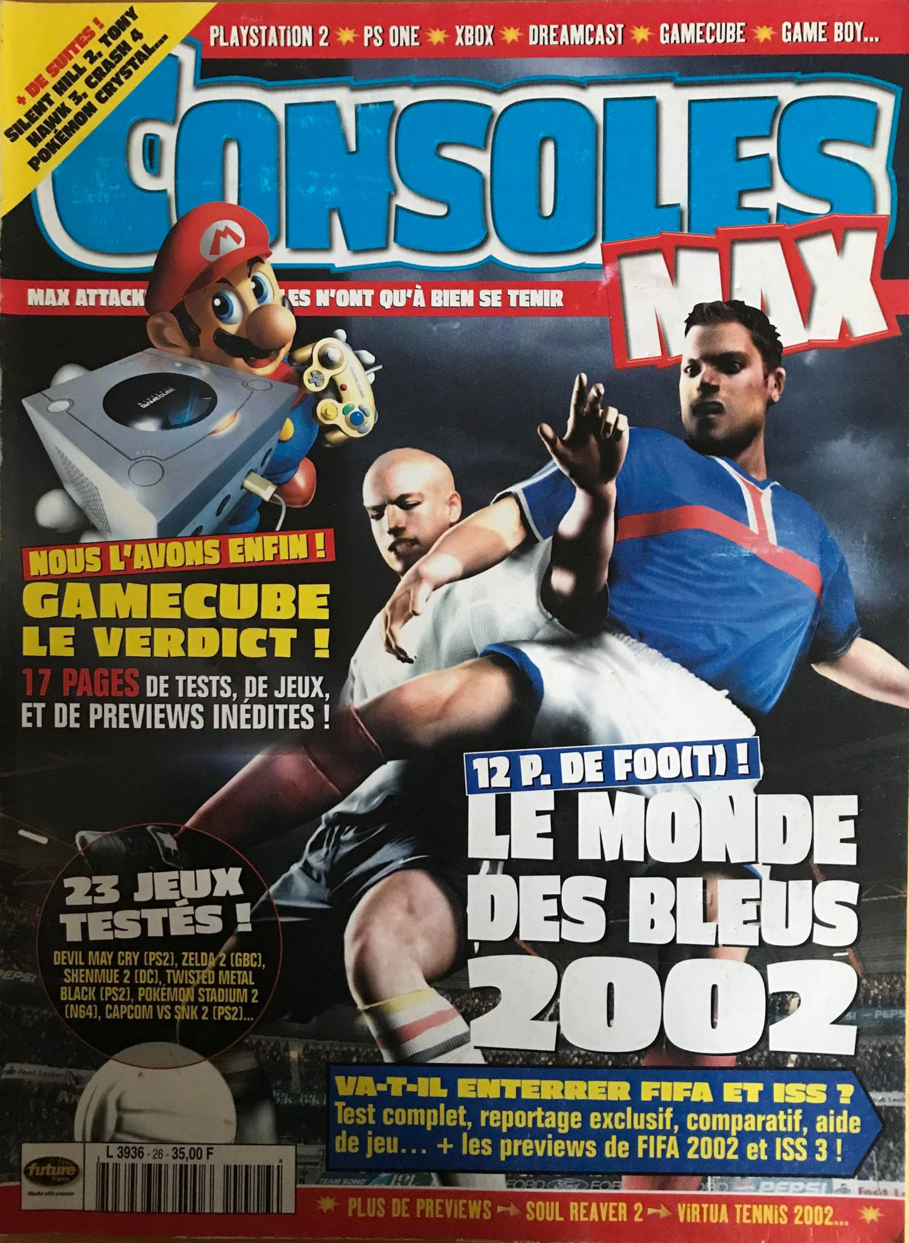 Première page de consolesmax numero26