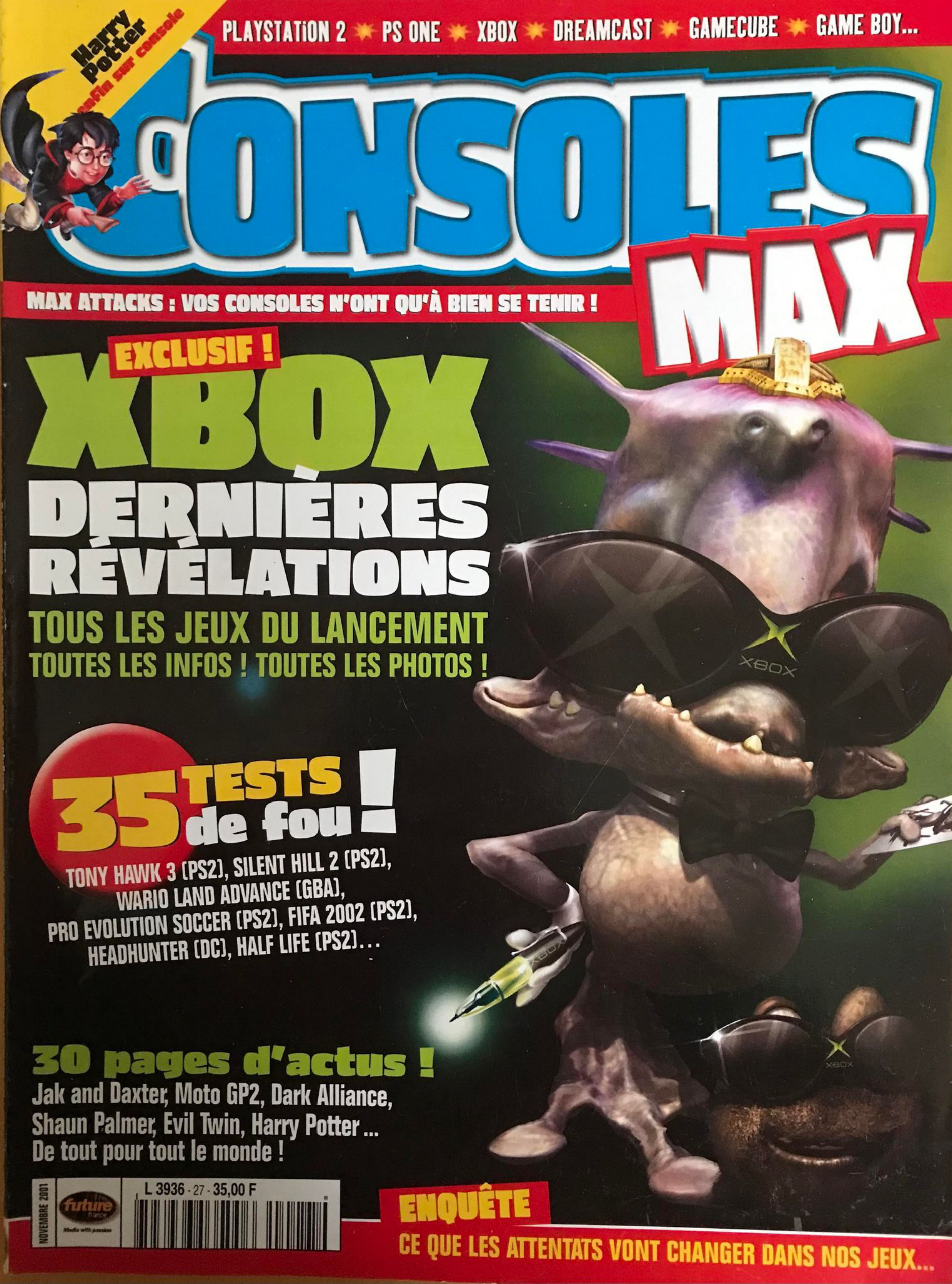 Première page de consolesmax numero27