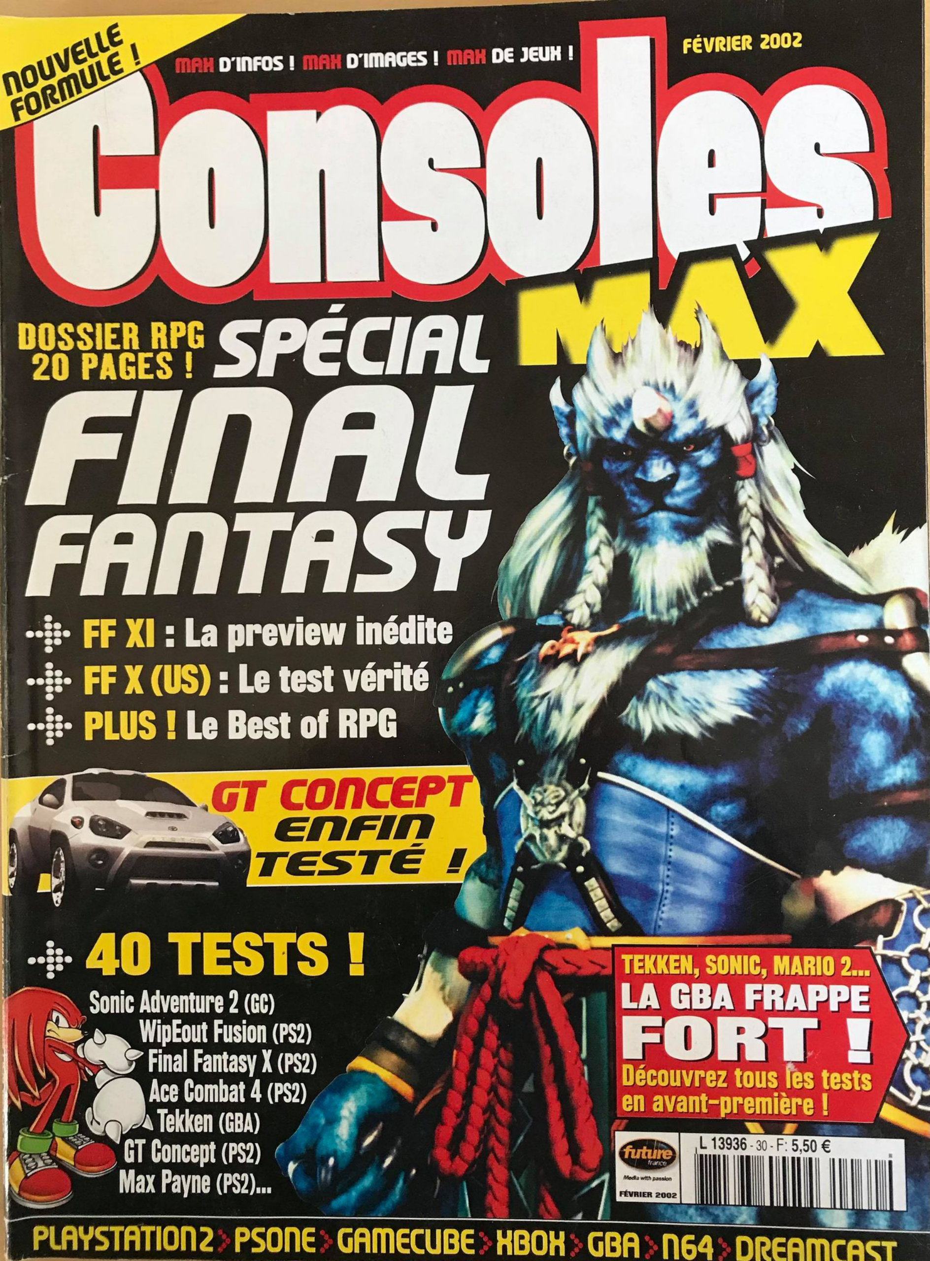 Première page de consolesmax numero30