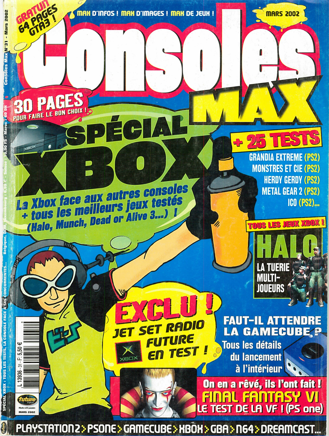 Première page de consolesmax numero31