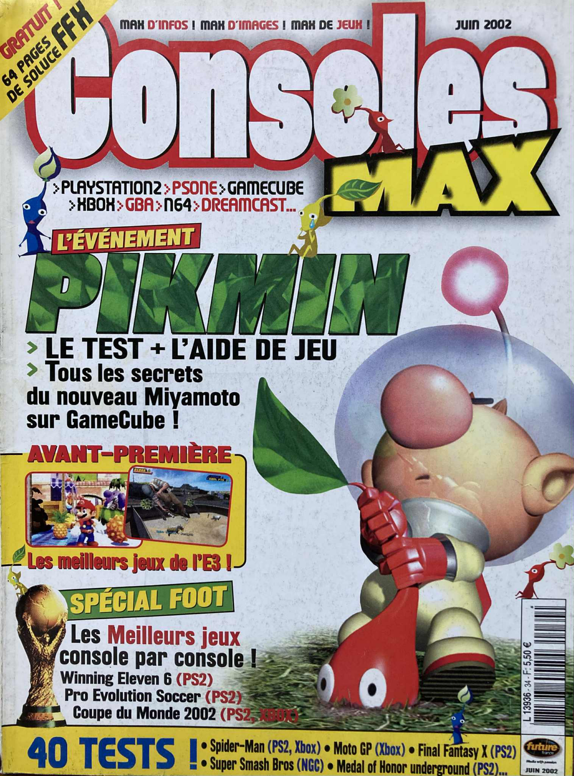 Première page de consolesmax numero34