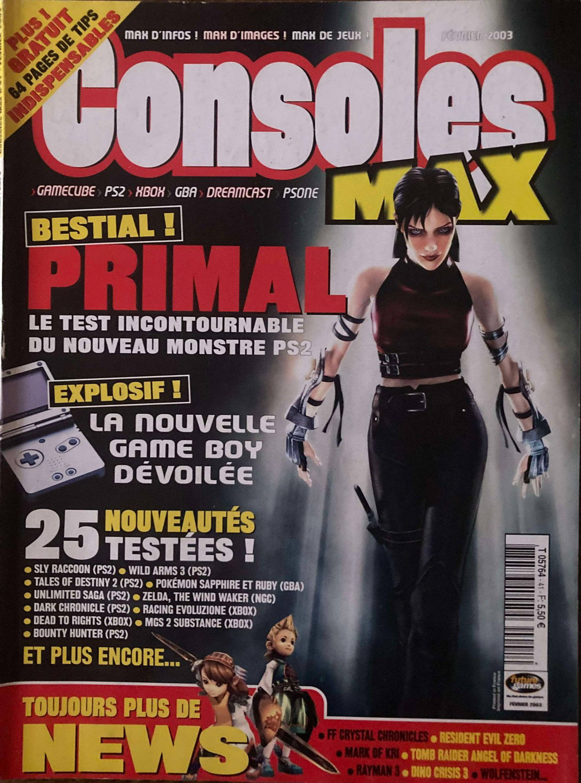 Première page de consolesmax numero41