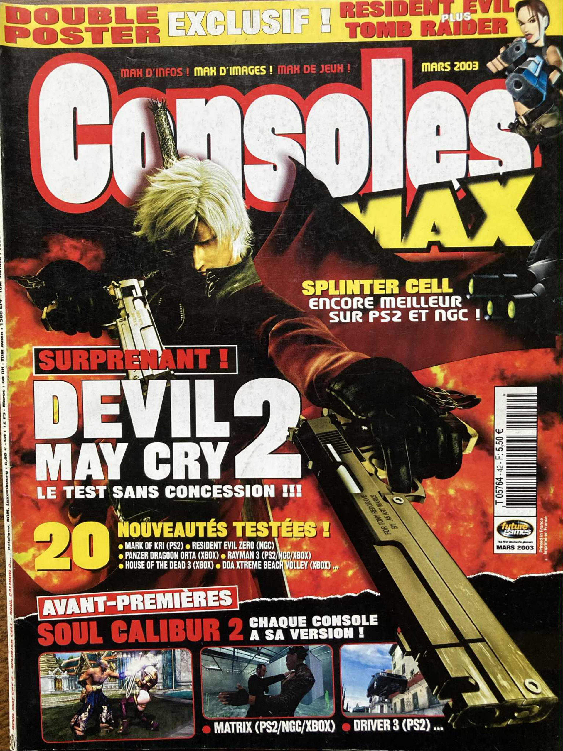 Première page de consolesmax numero42
