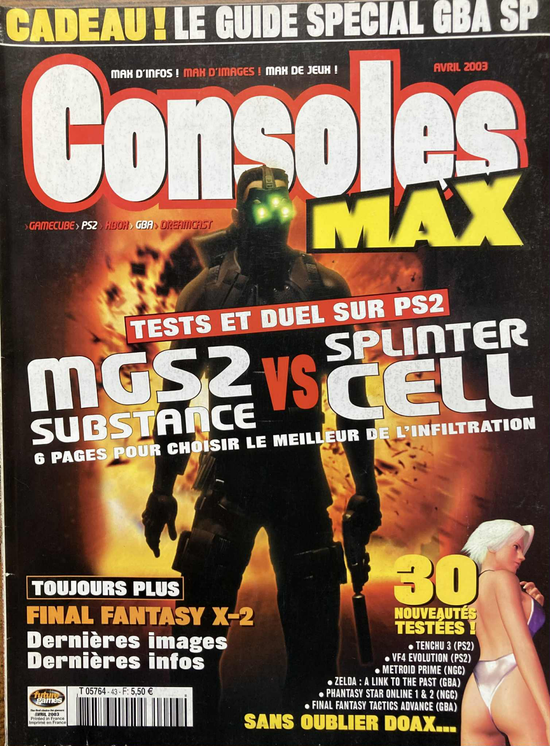 Première page de consolesmax numero43