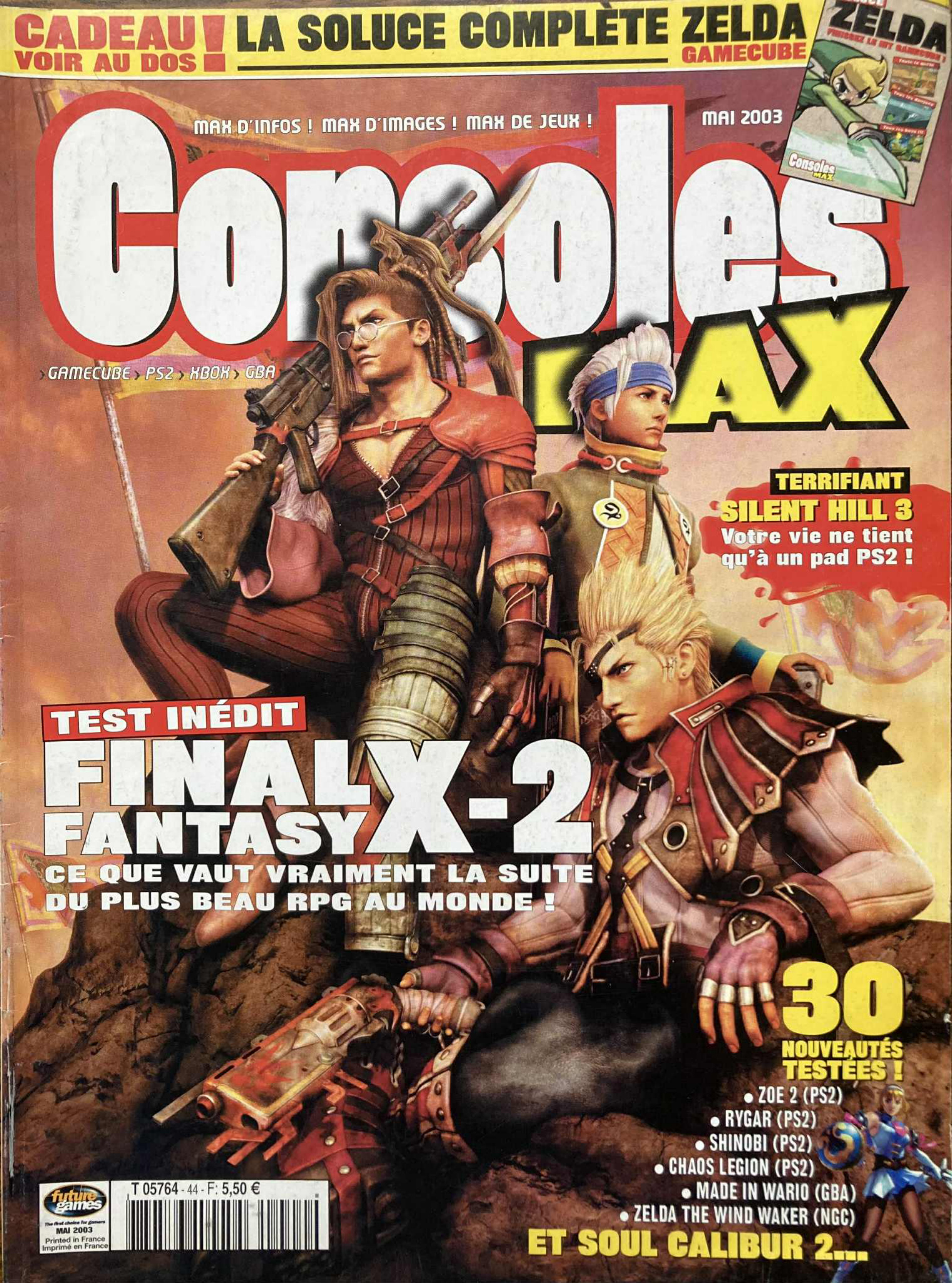 Première page de consolesmax numero44