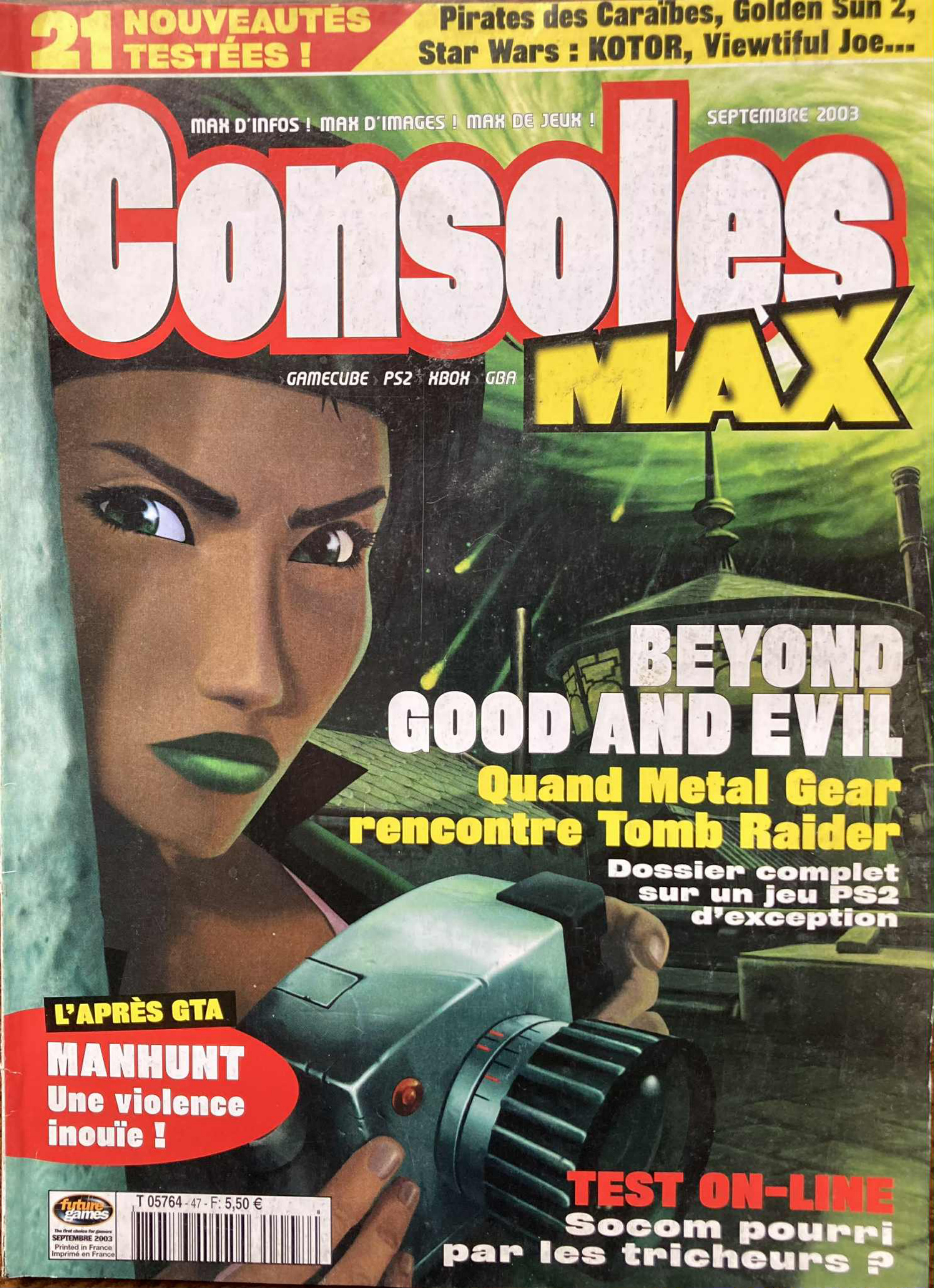Première page de consolesmax numero47
