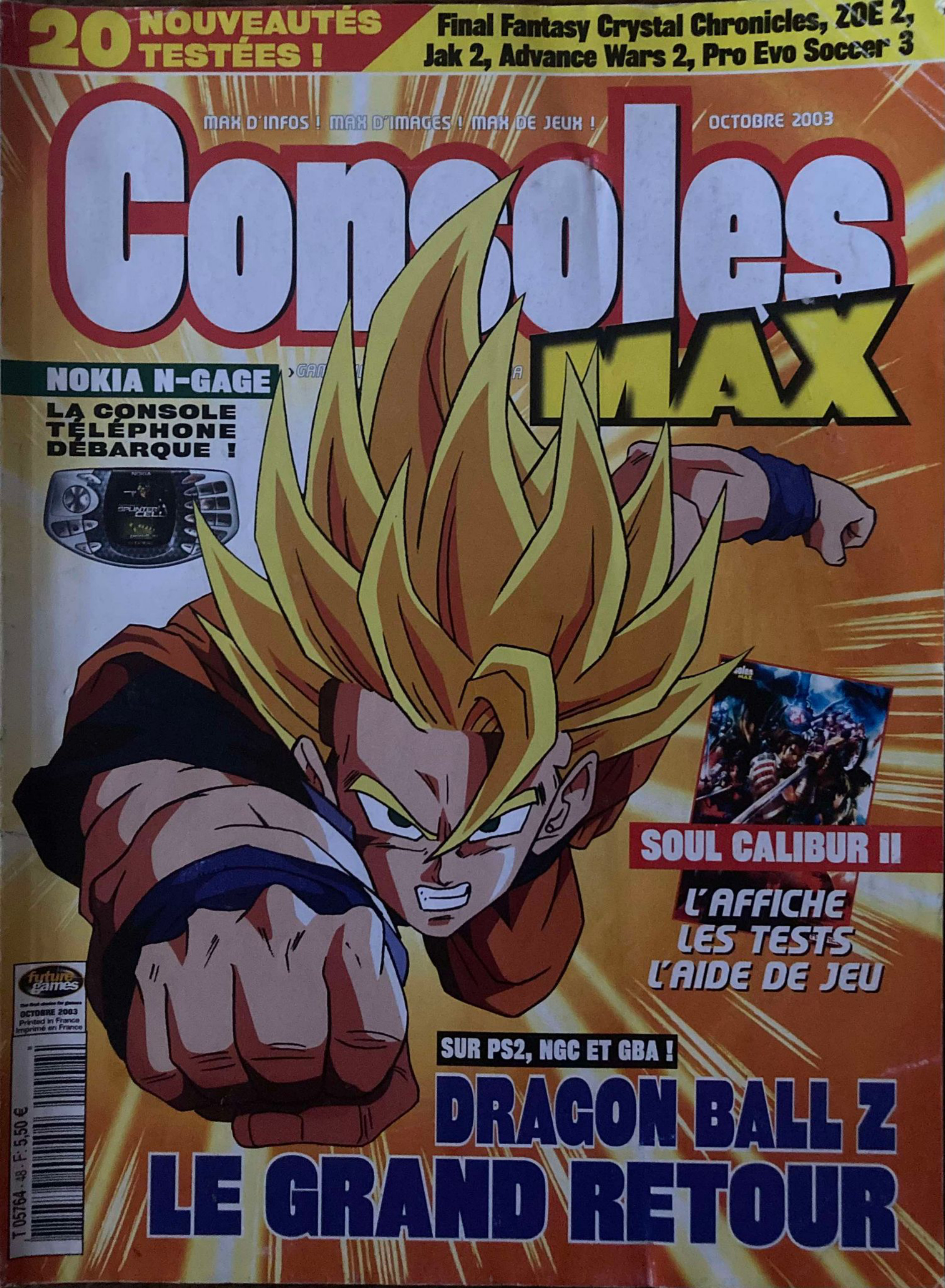 Première page de consolesmax numero48