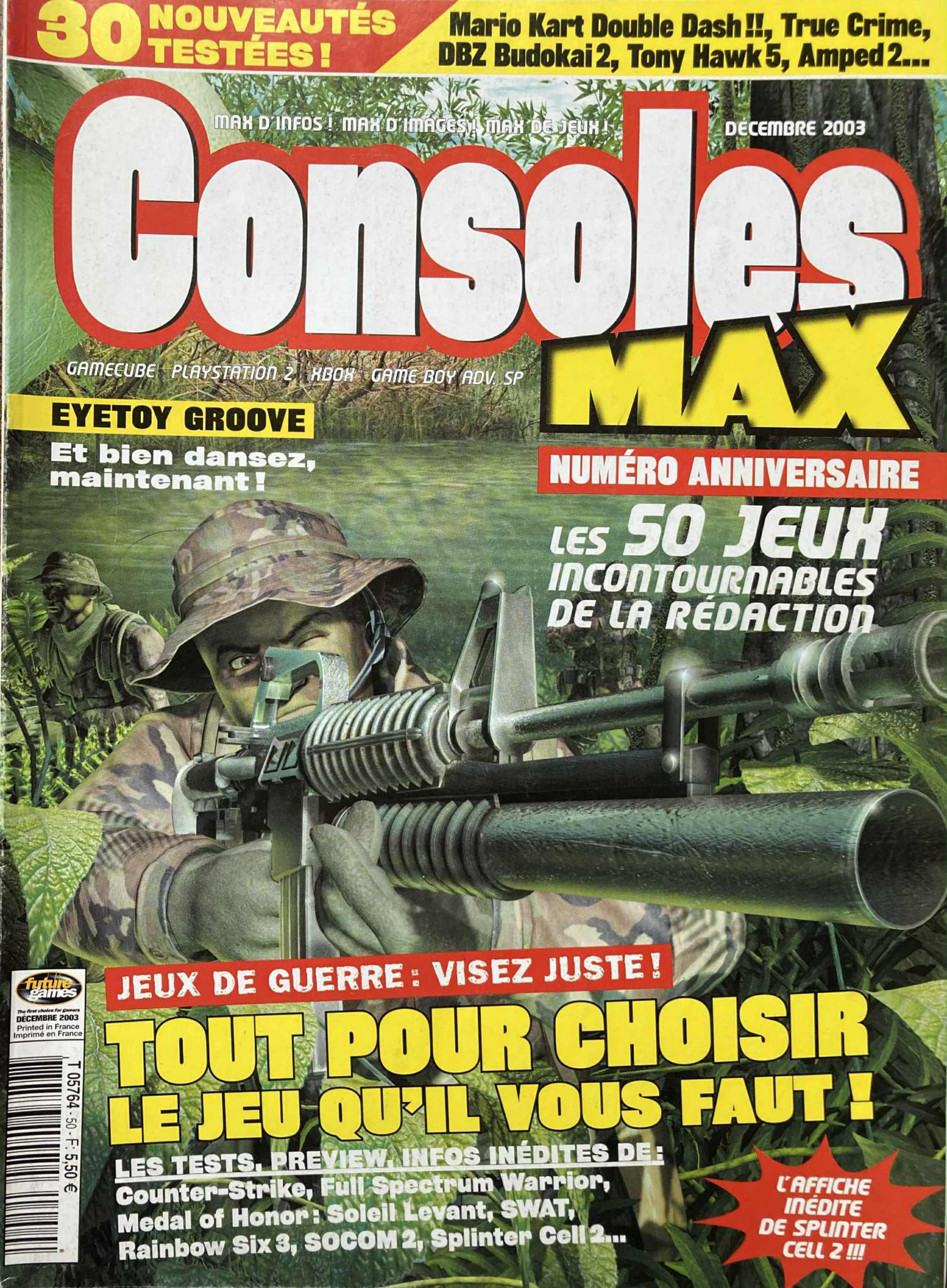 Première page de consolesmax numero50