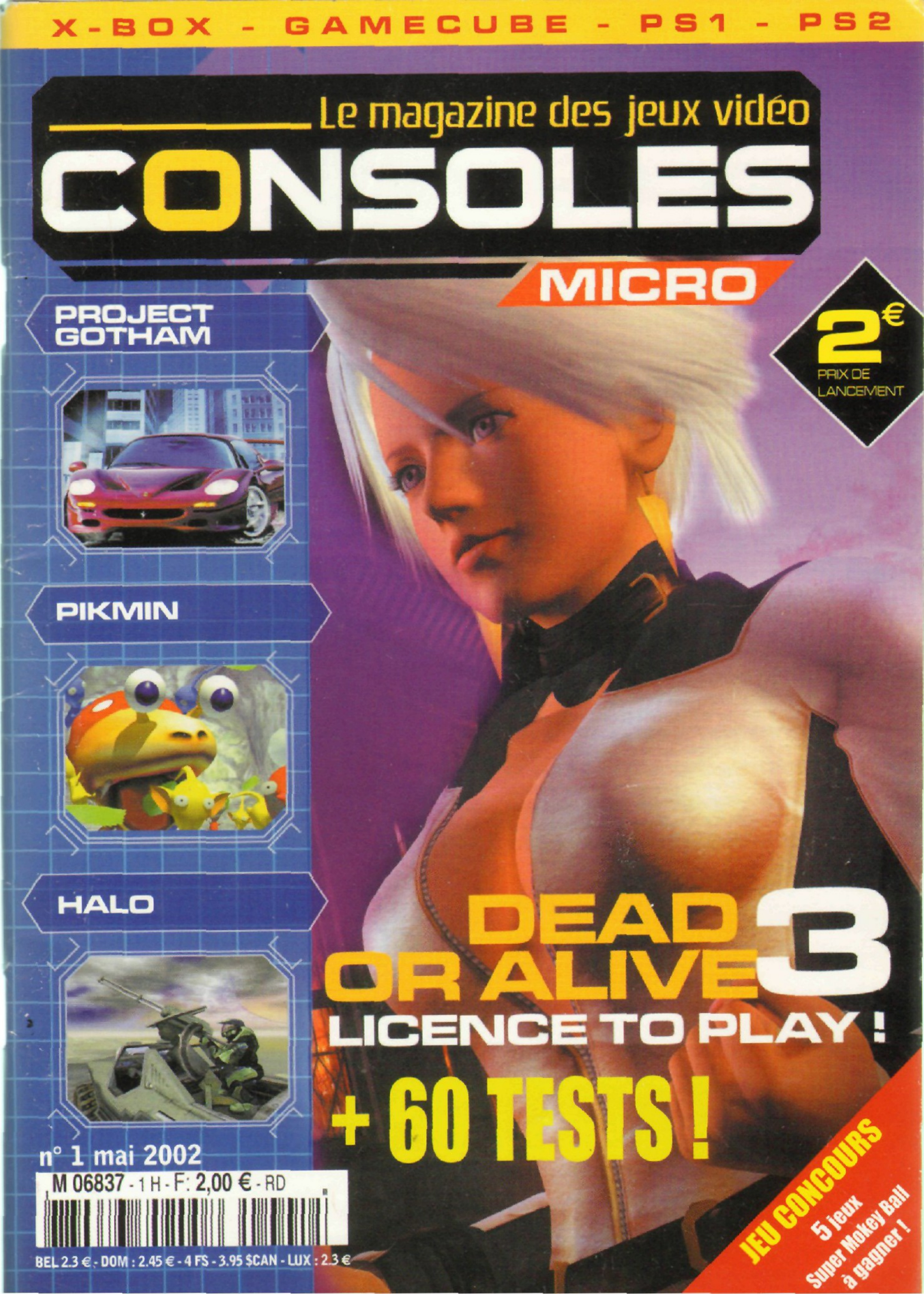 Première page de consolesmicro numero01