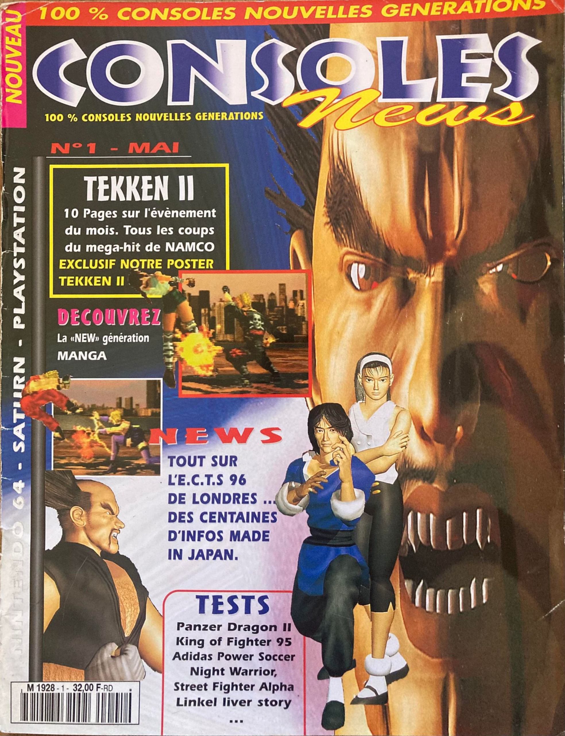 Première page de consolesnews numero01