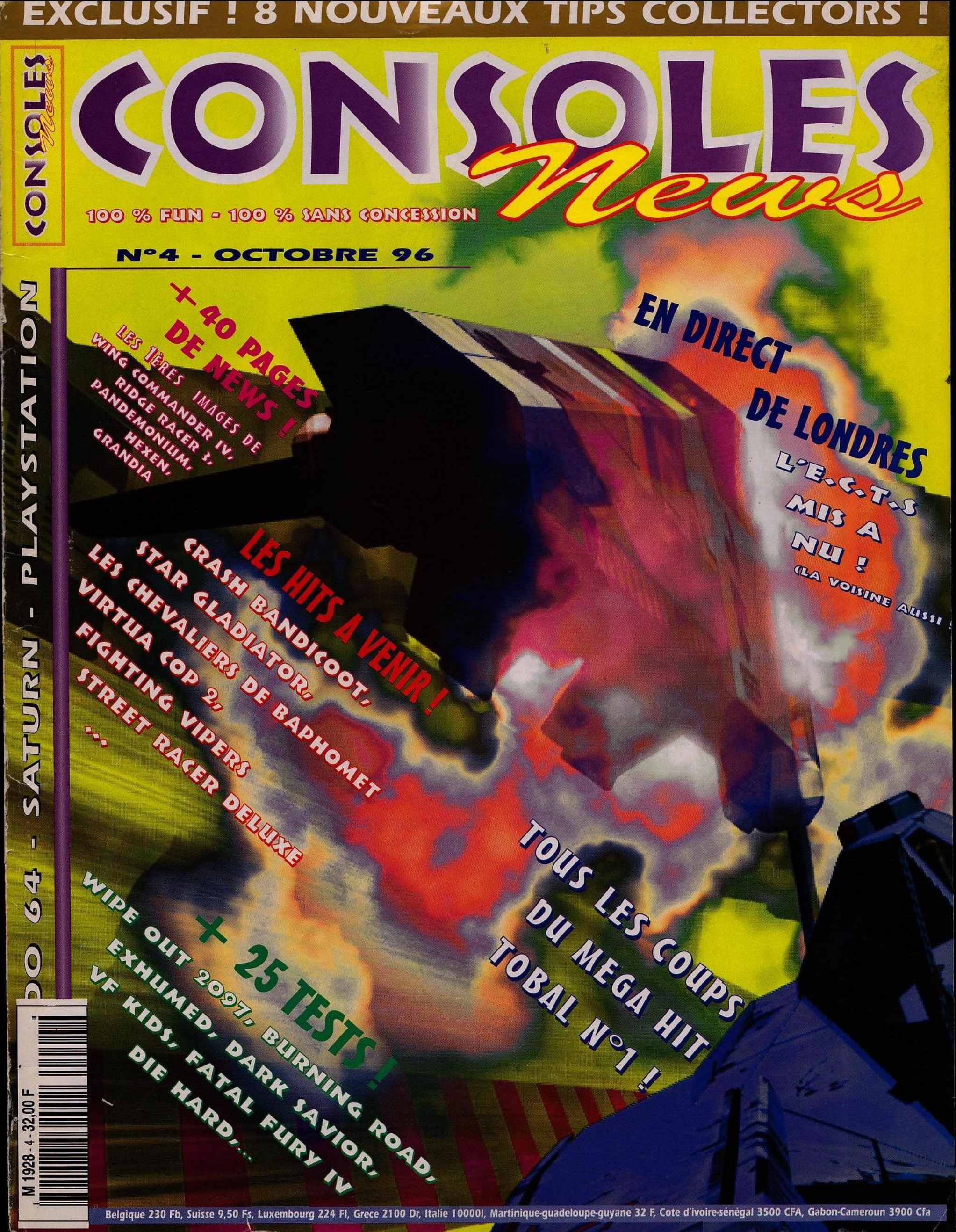 Première page de consolesnews numero04