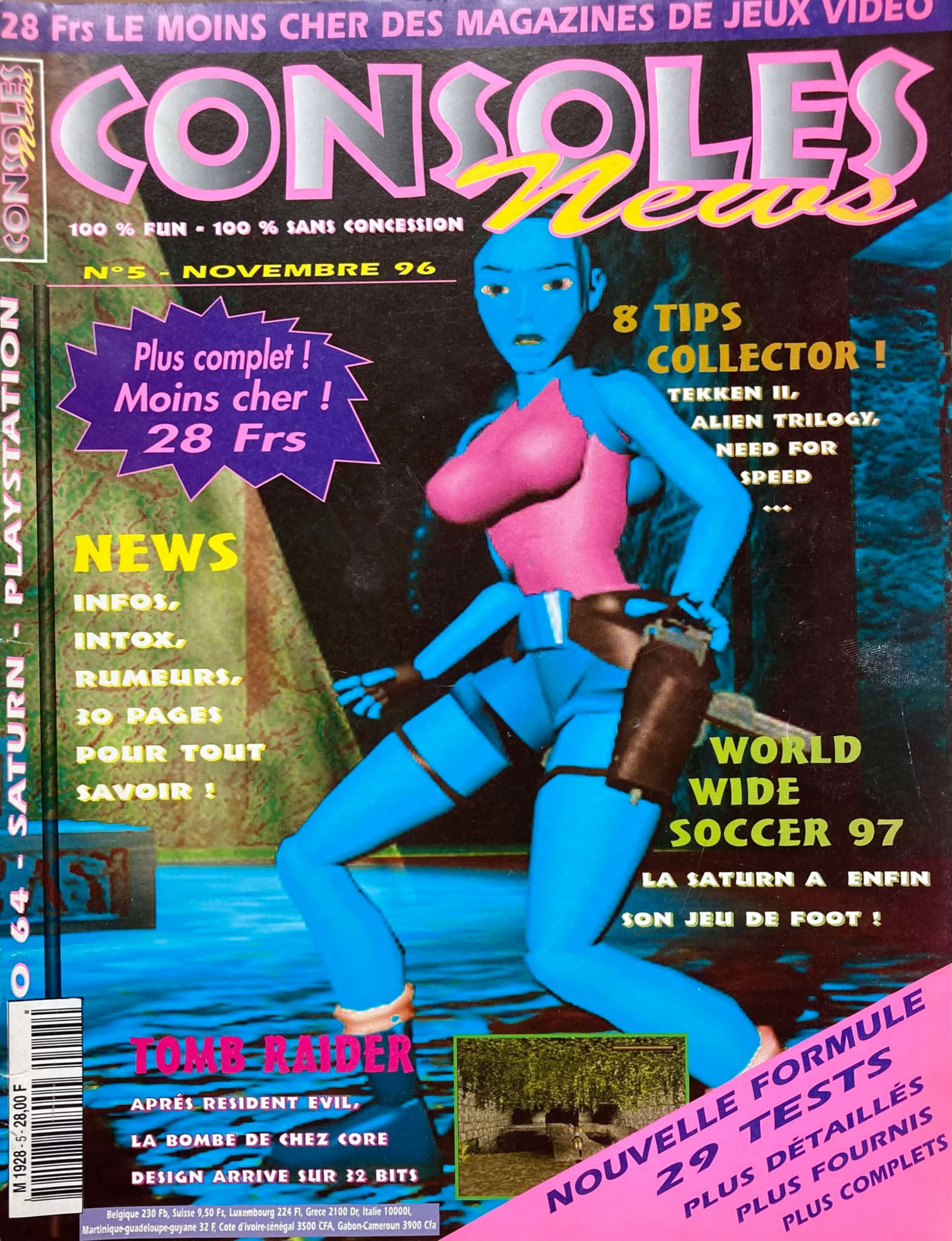 Première page de consolesnews numero05