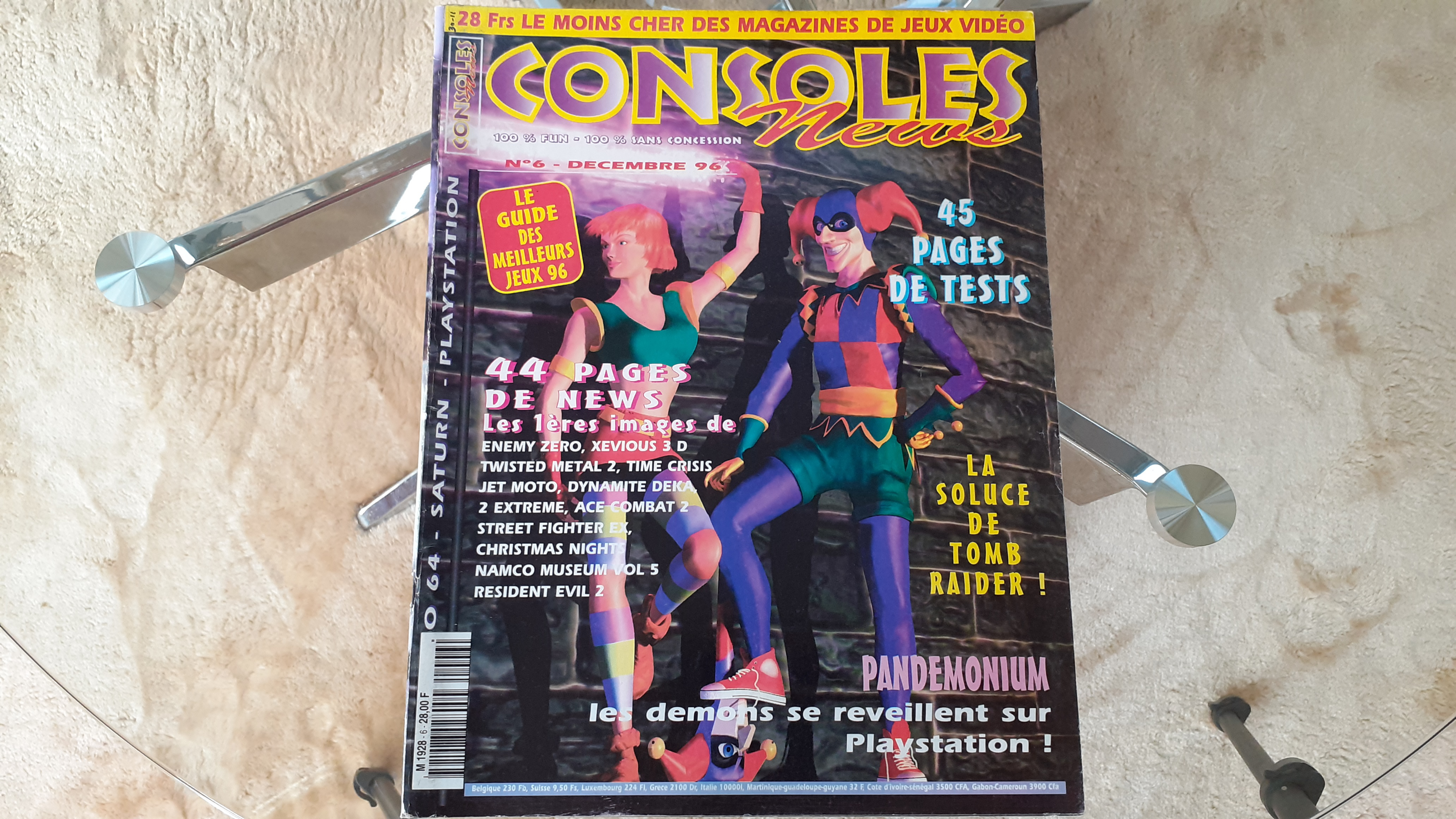 Première page de consolesnews numero06