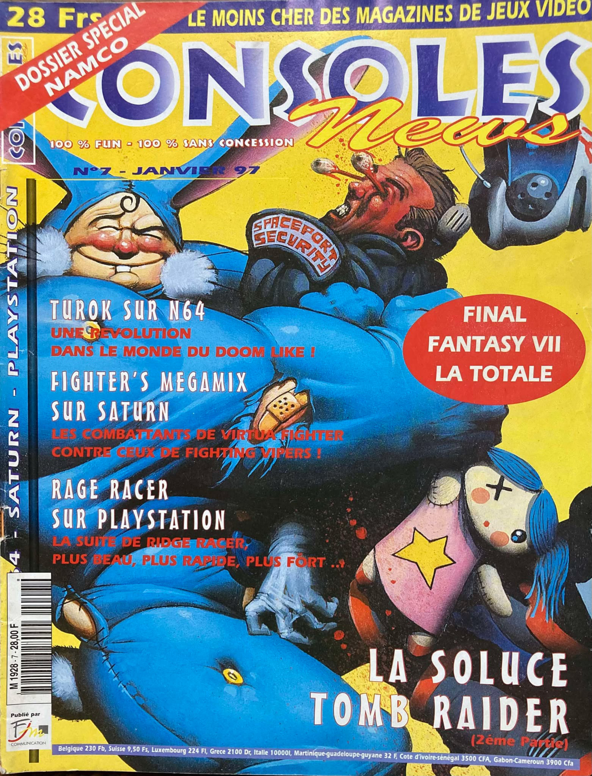 Première page de consolesnews numero07