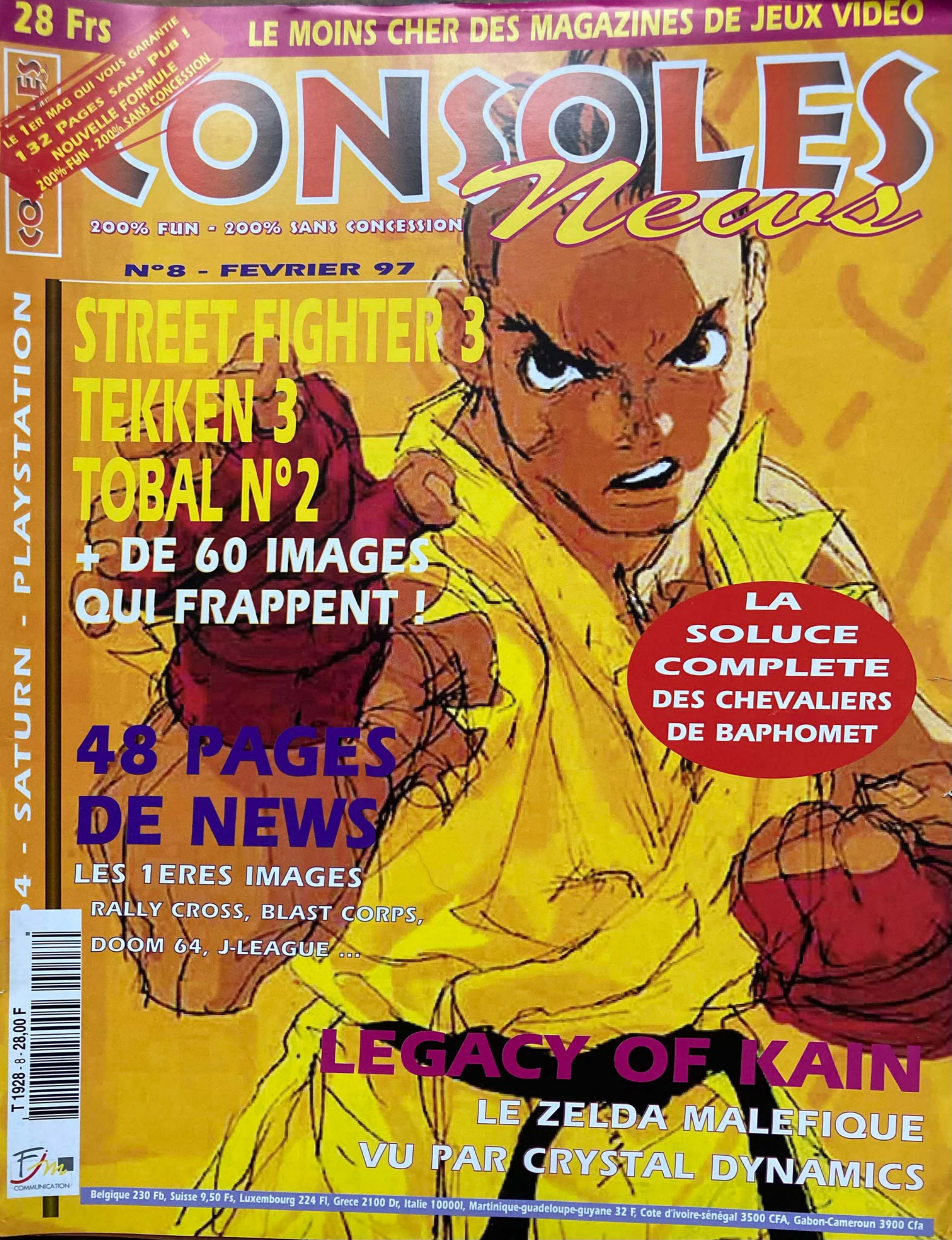 Première page de consolesnews numero08