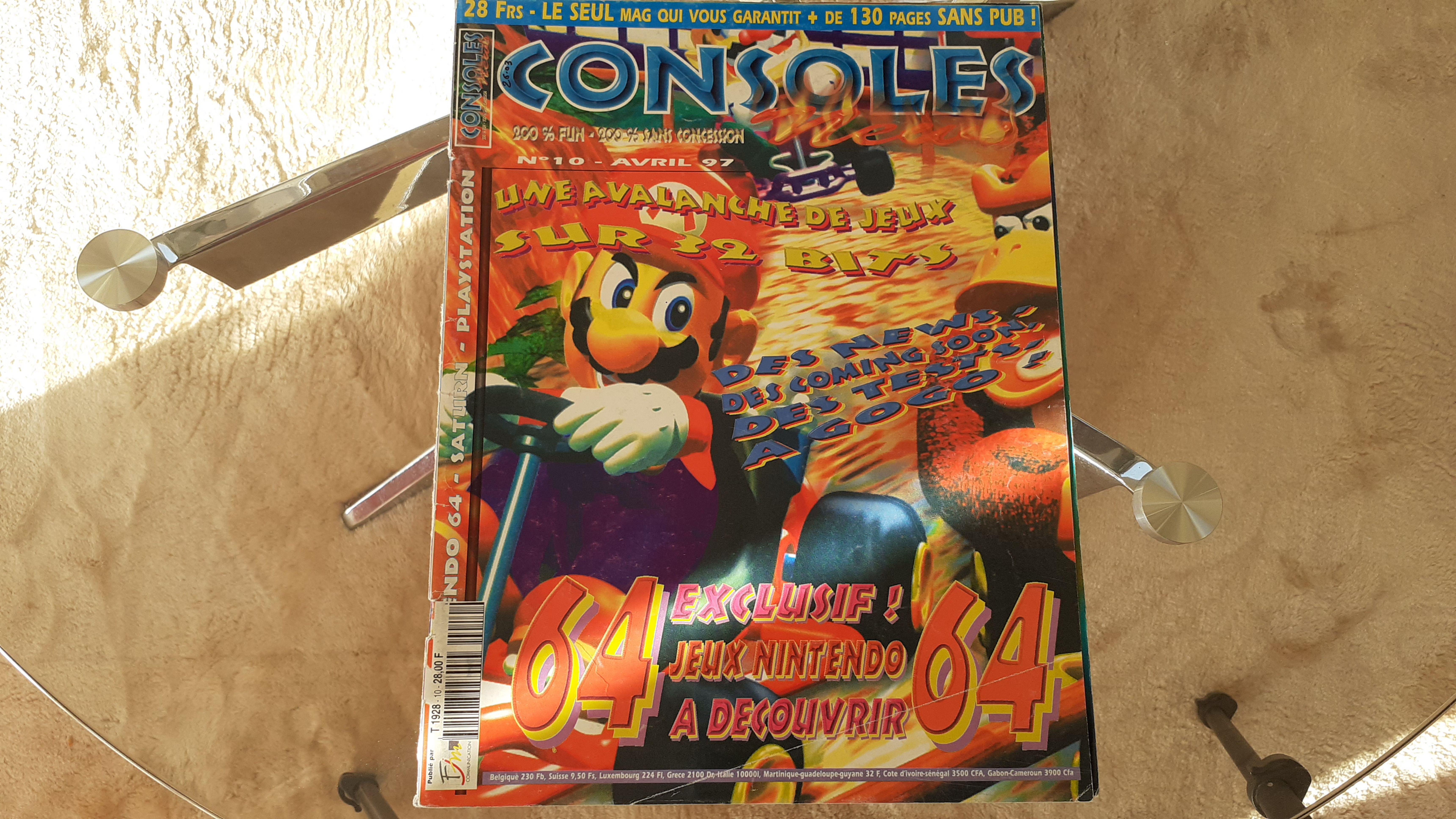 Première page de consolesnews numero10