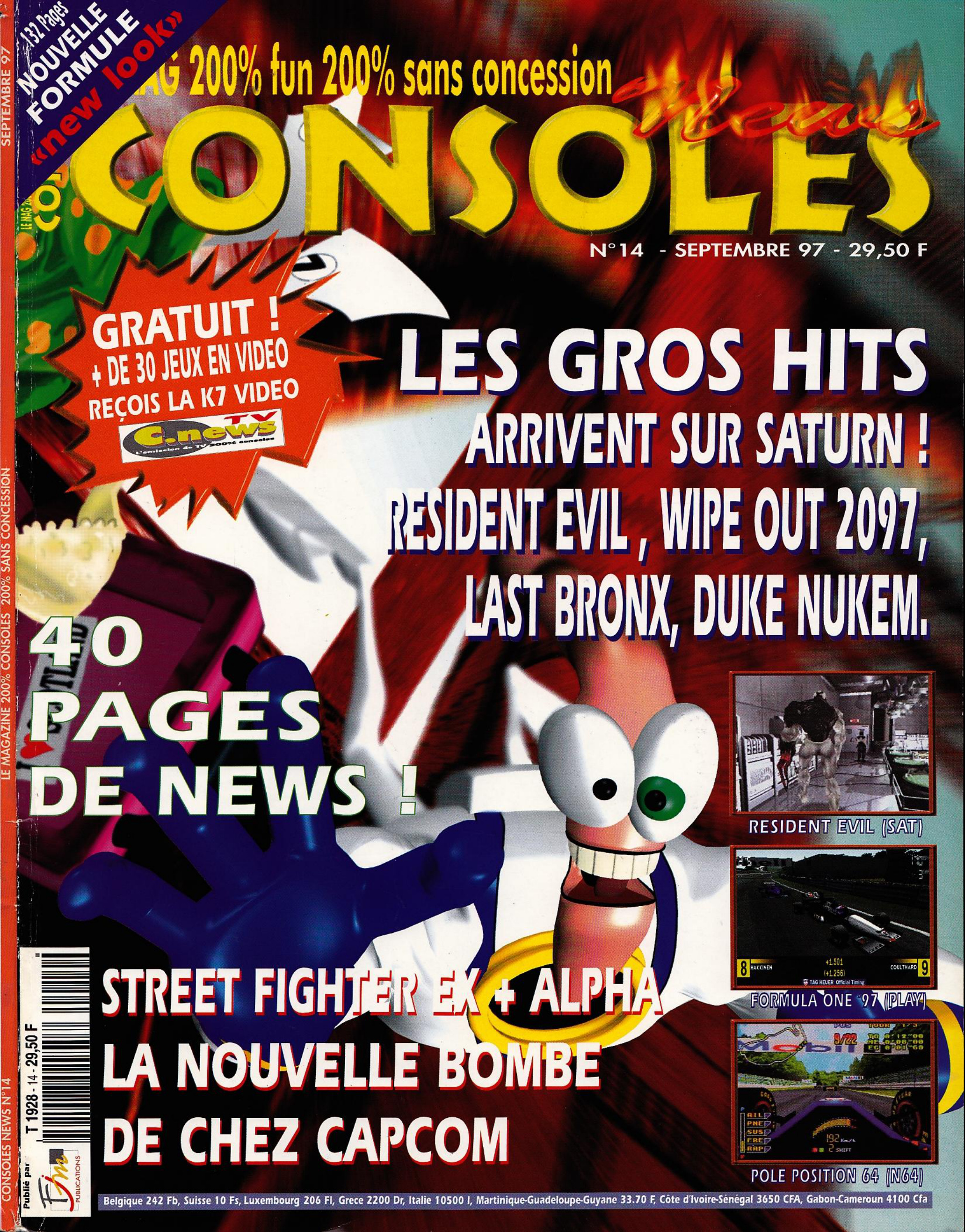 Première page de consolesnews numero14