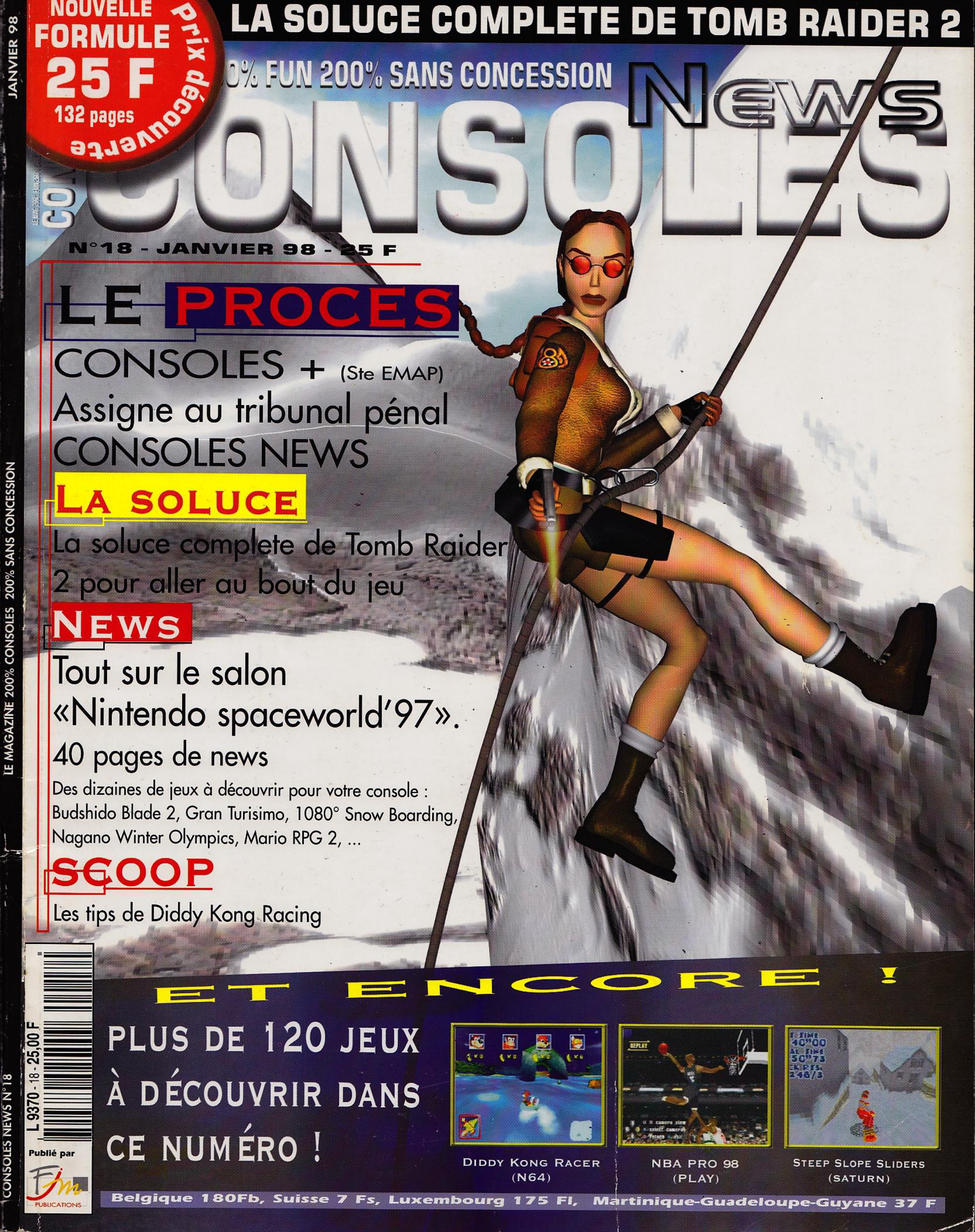 Première page de consolesnews numero18