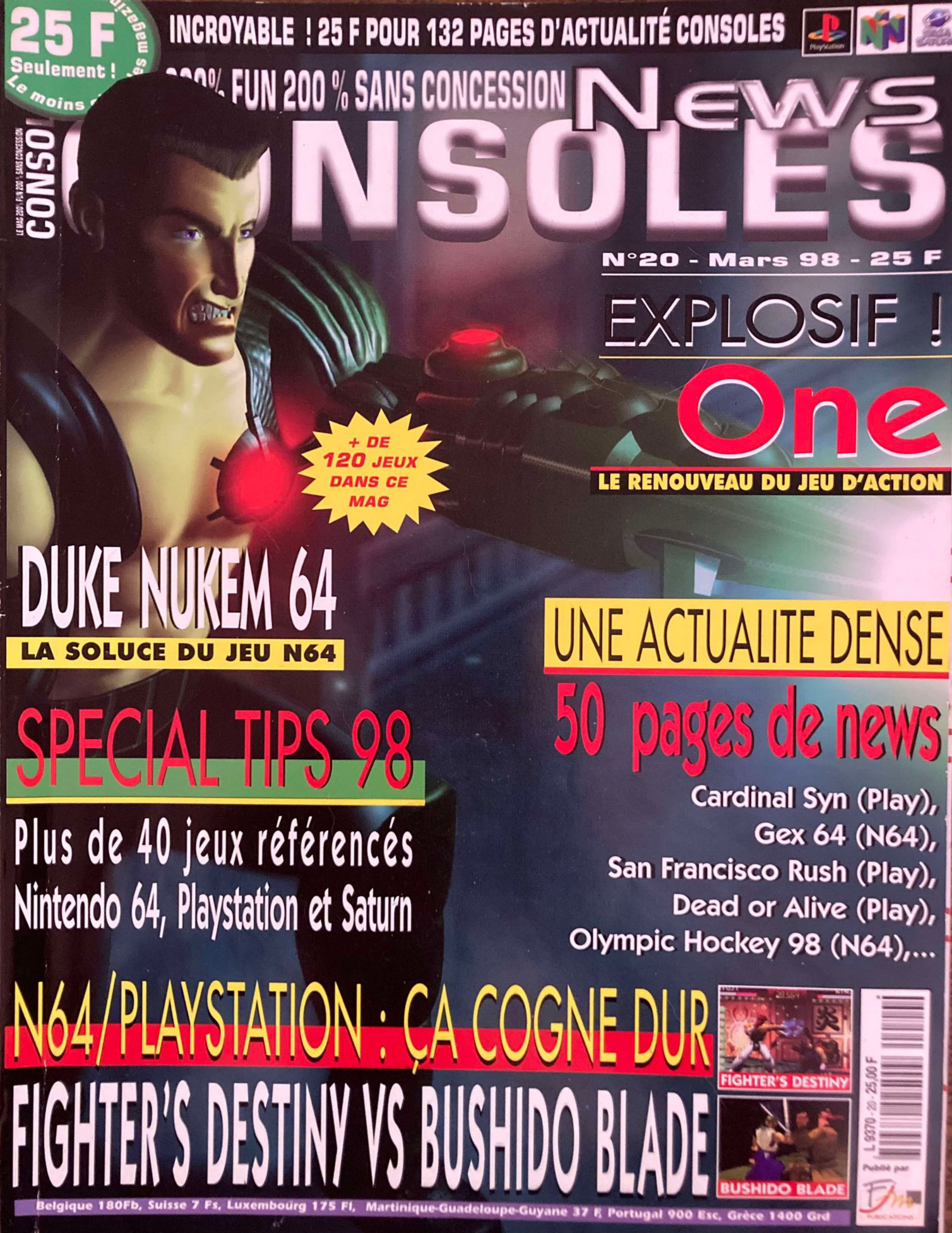 Première page de consolesnews numero20