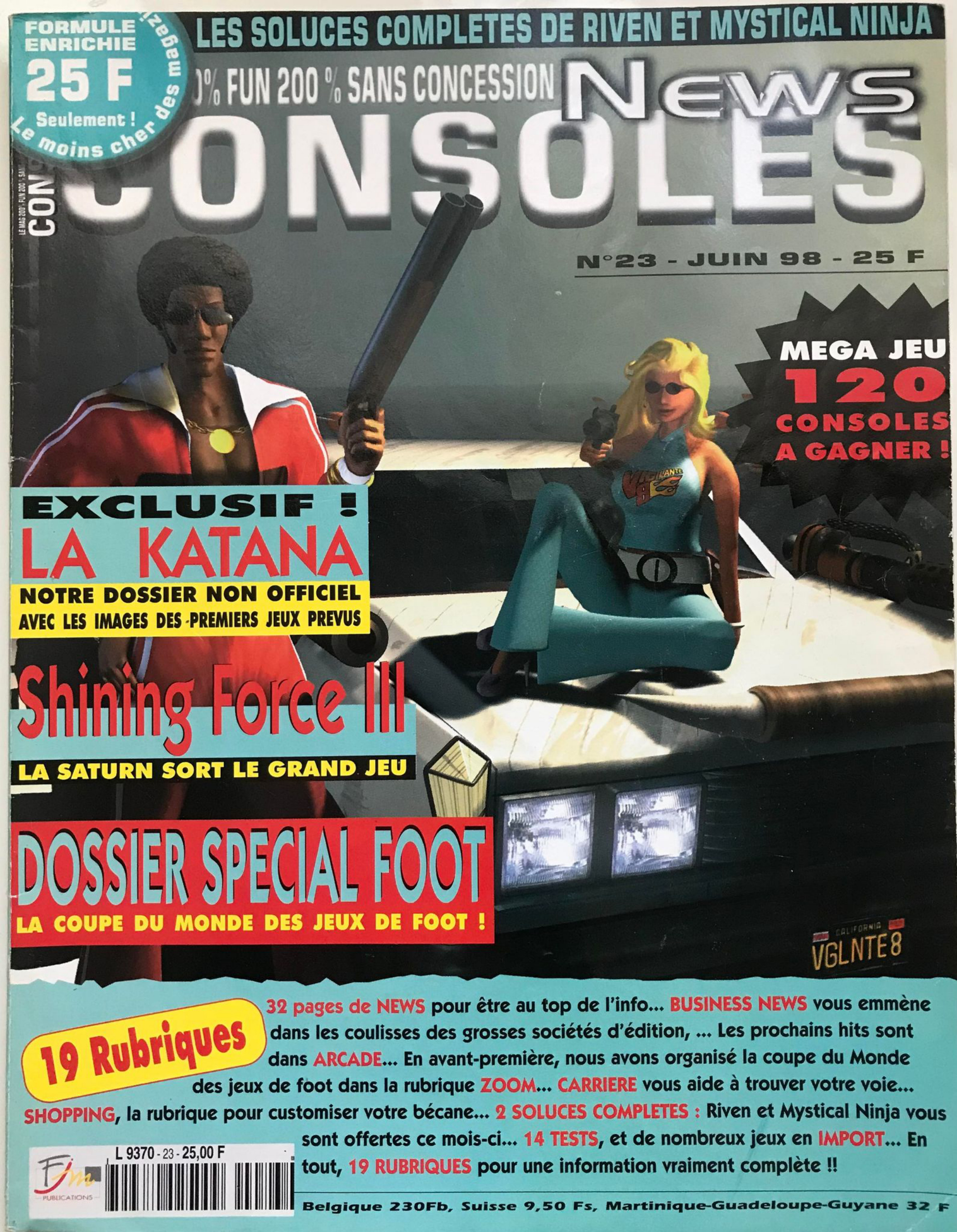 Première page de consolesnews numero23