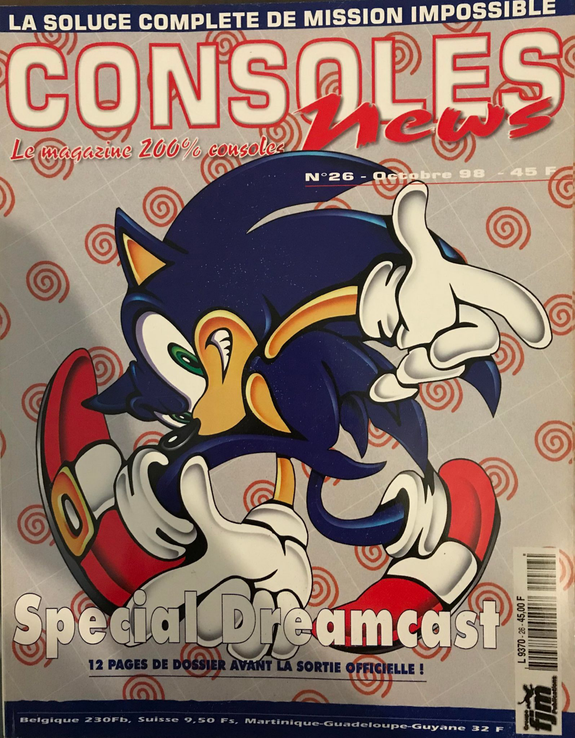 Première page de consolesnews numero26