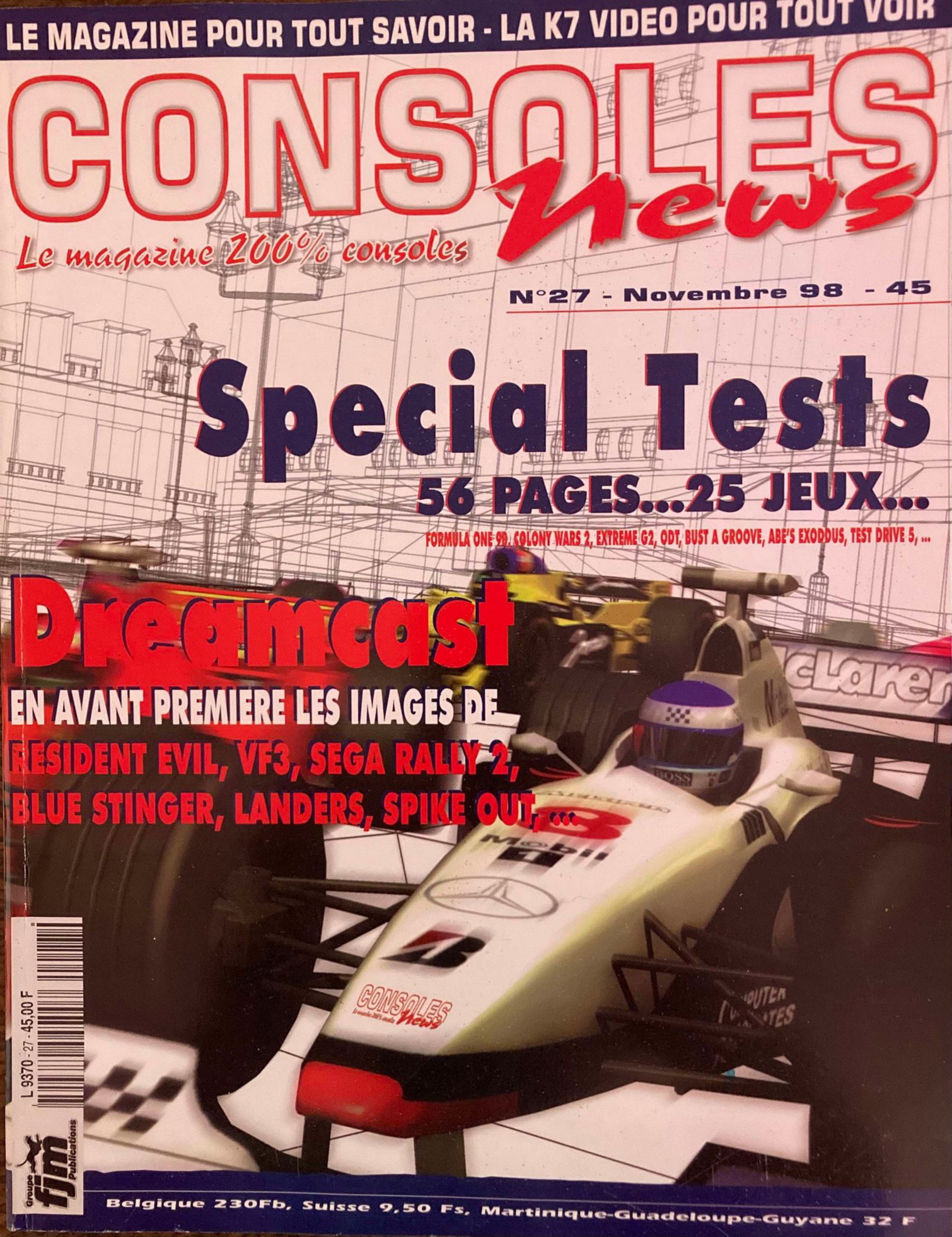Première page de consolesnews numero27
