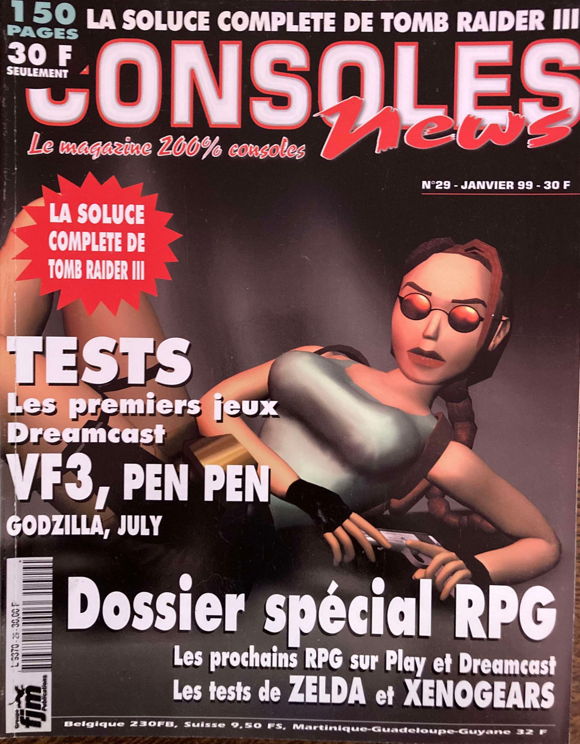 Première page de consolesnews numero29