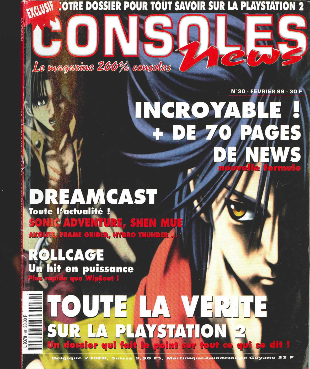 Première page de consolesnews numero30