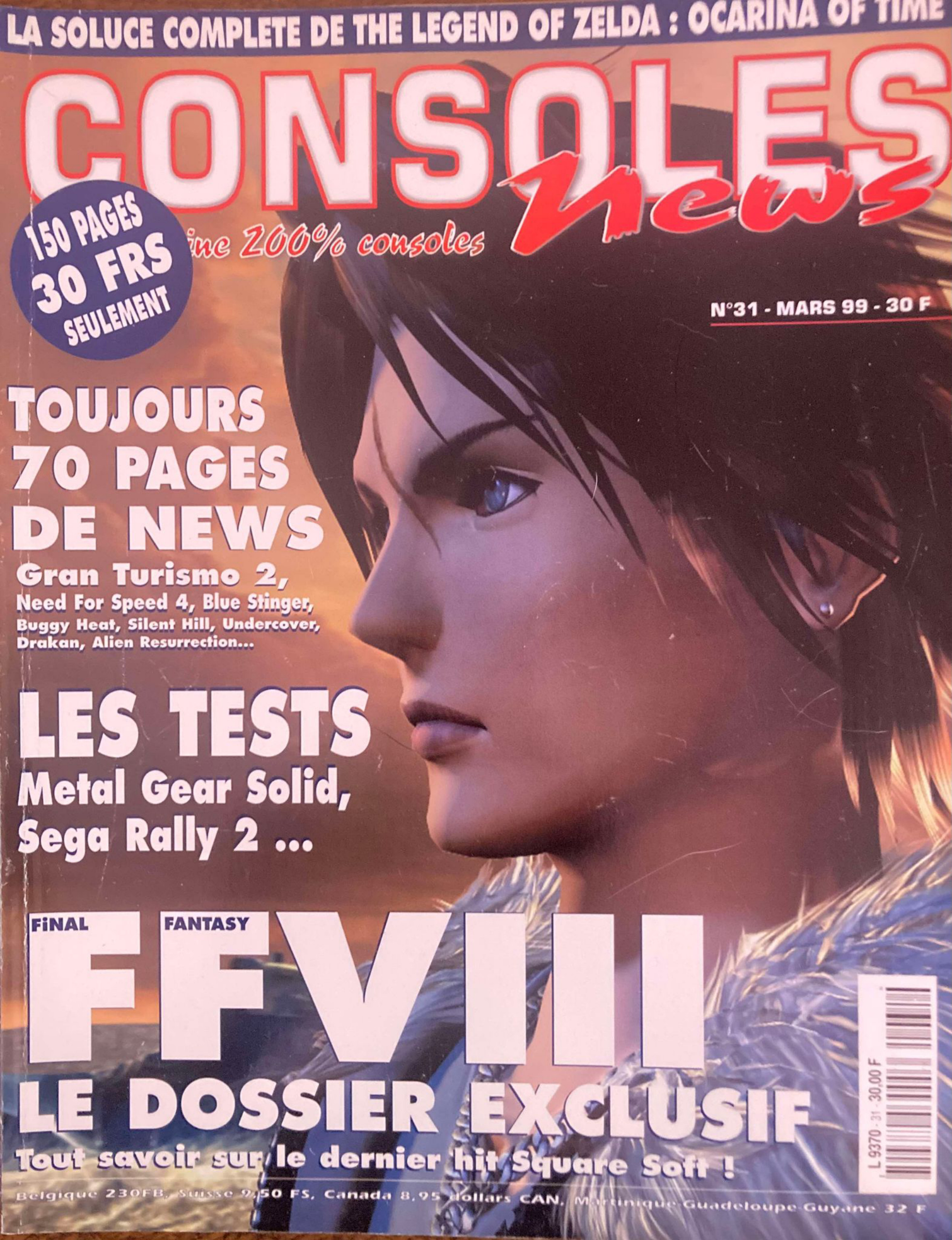 Première page de consolesnews numero31