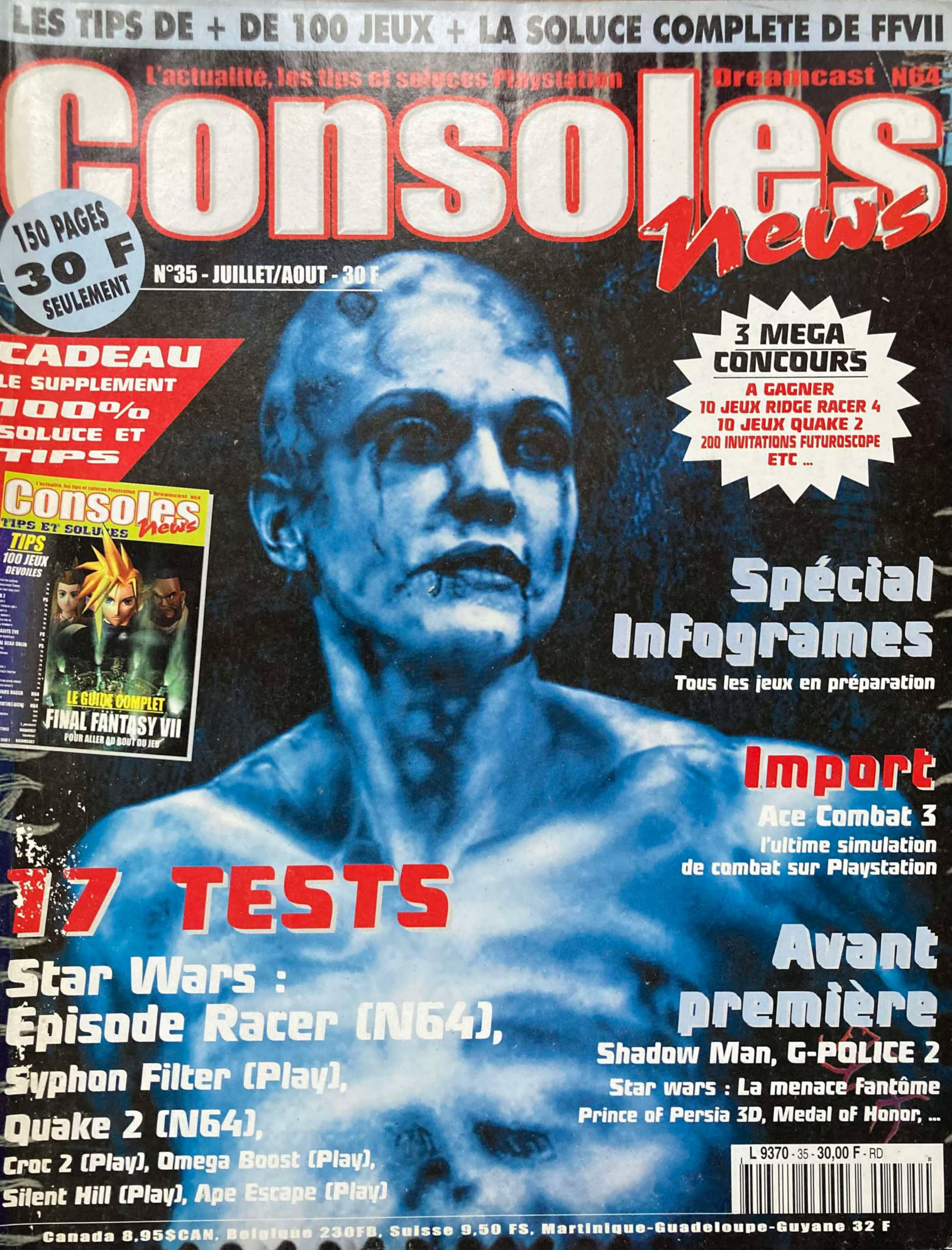 Première page de consolesnews numero35