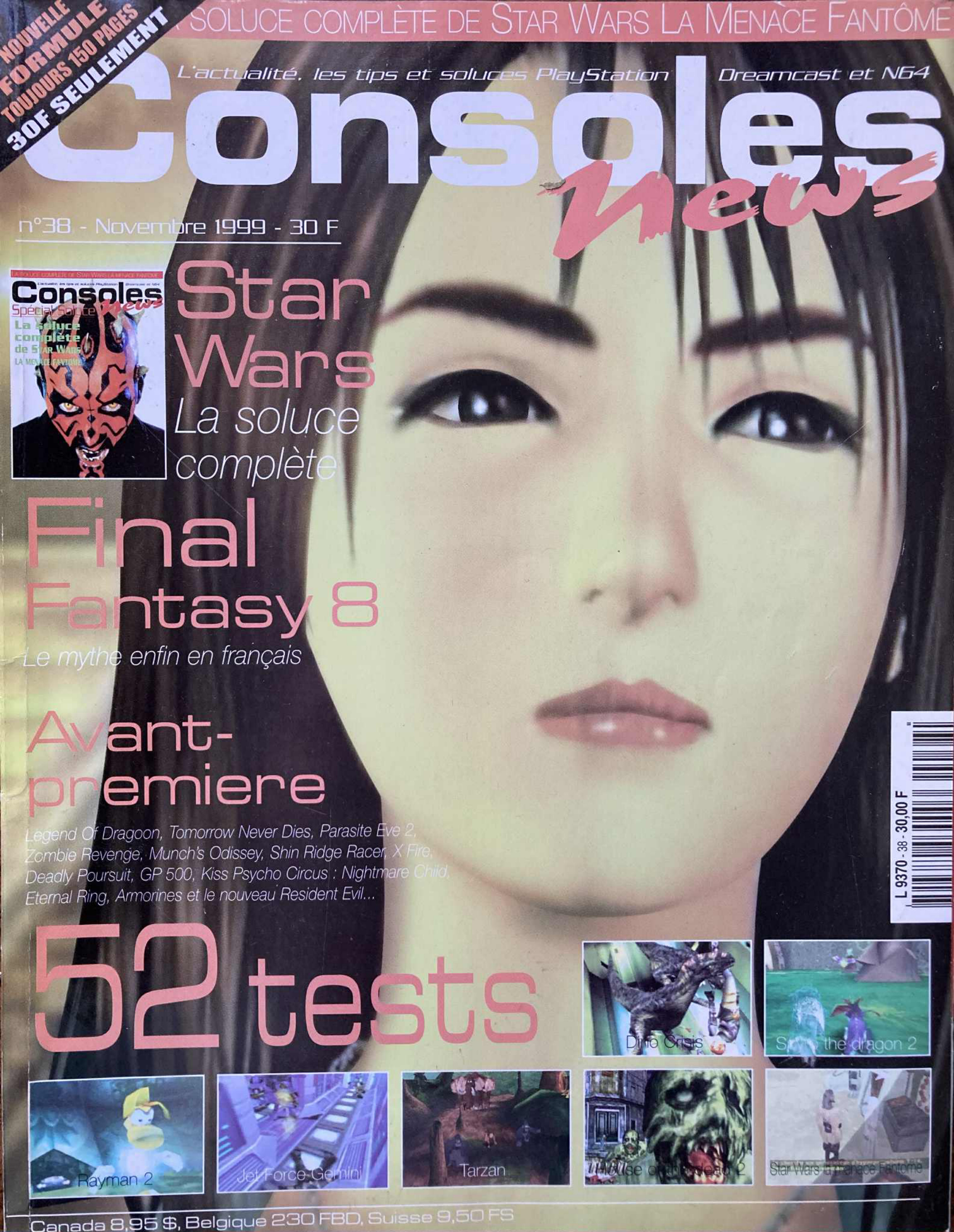 Première page de consolesnews numero38