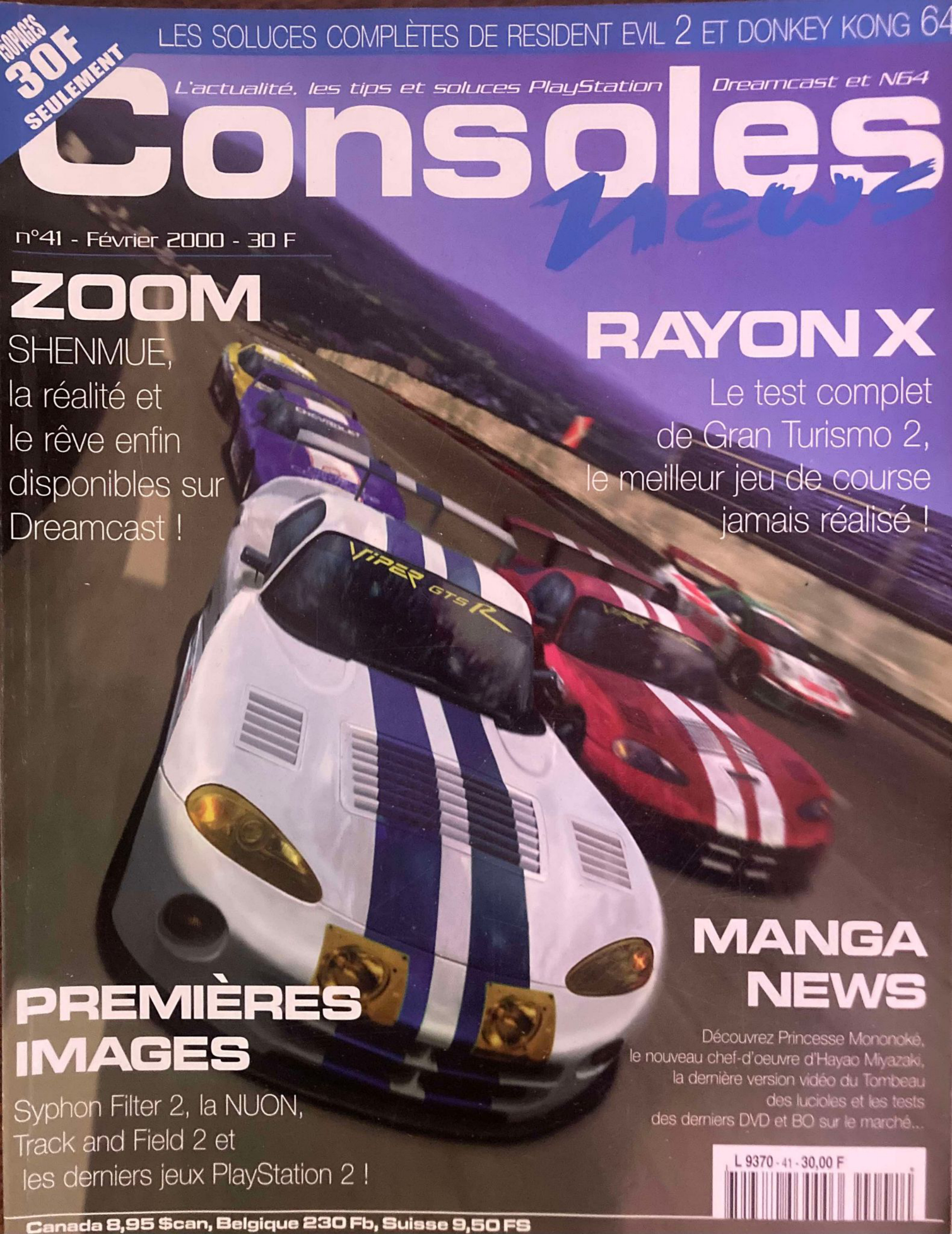 Première page de consolesnews numero41