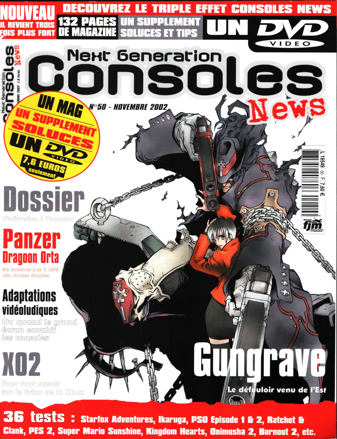 Première page de consolesnews numero50