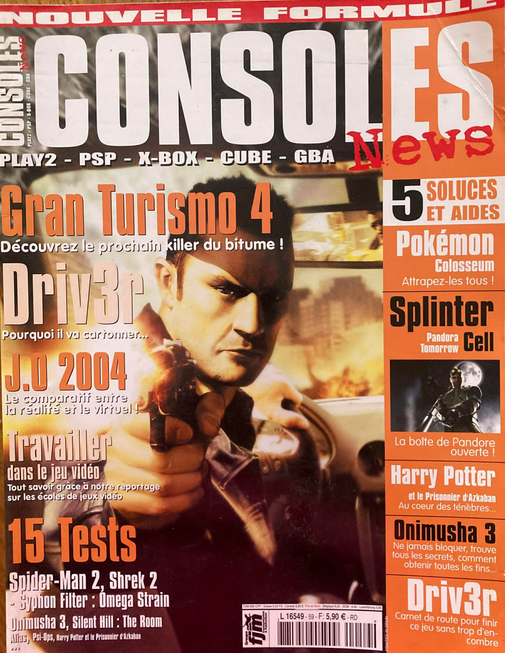 Première page de consolesnews numero59