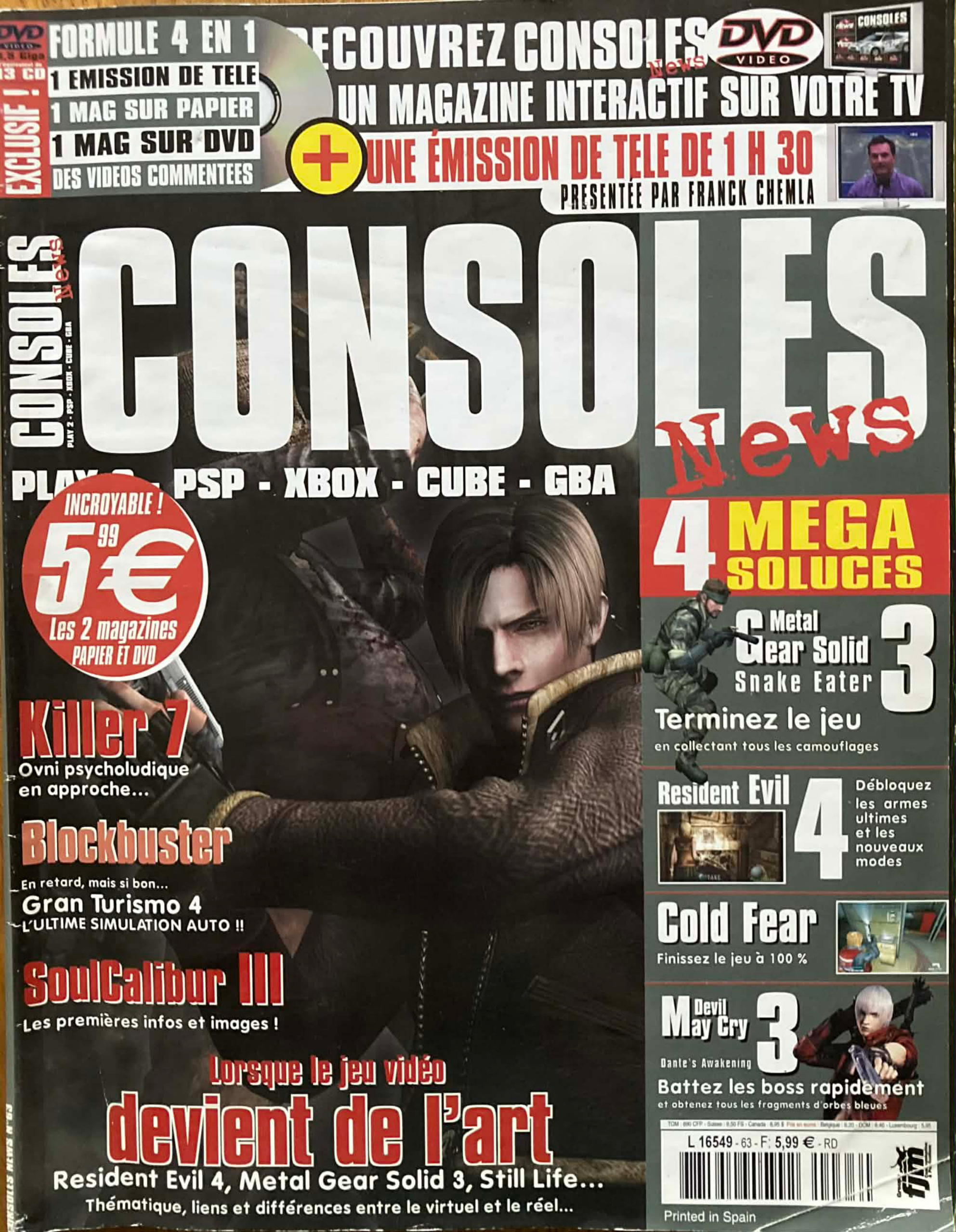 Première page de consolesnews numero63