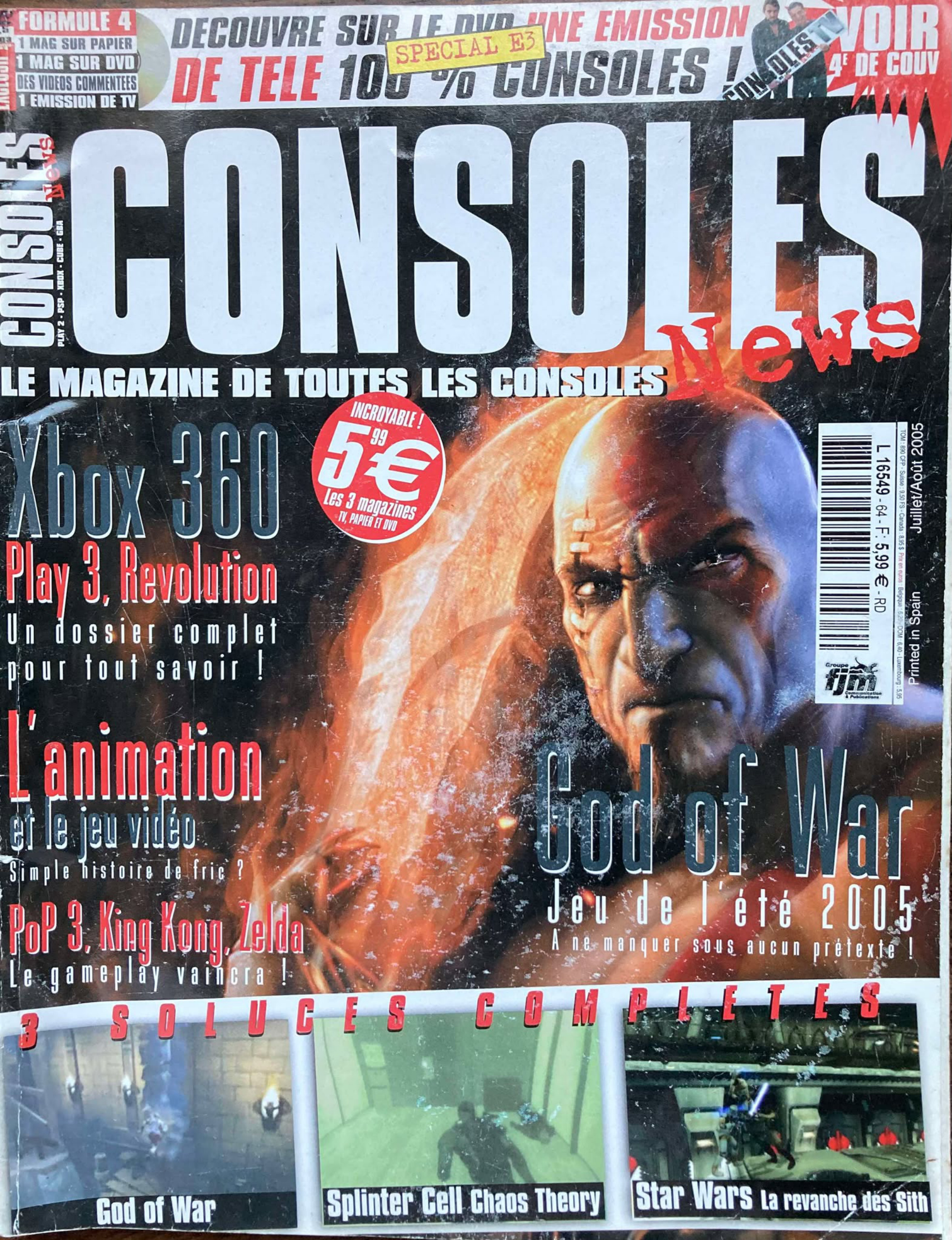 Première page de consolesnews numero64
