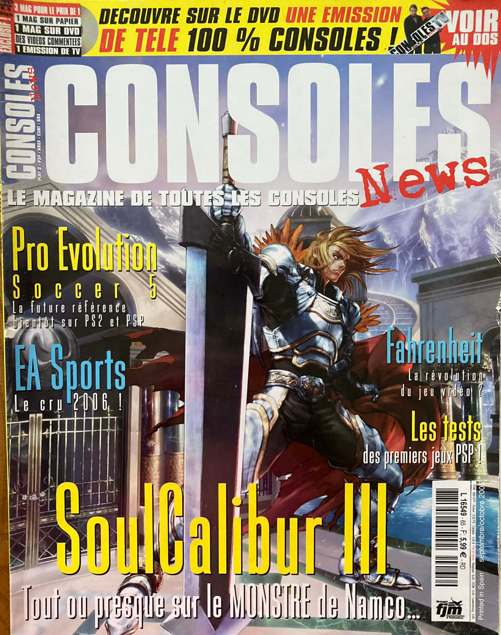 Première page de consolesnews numero65