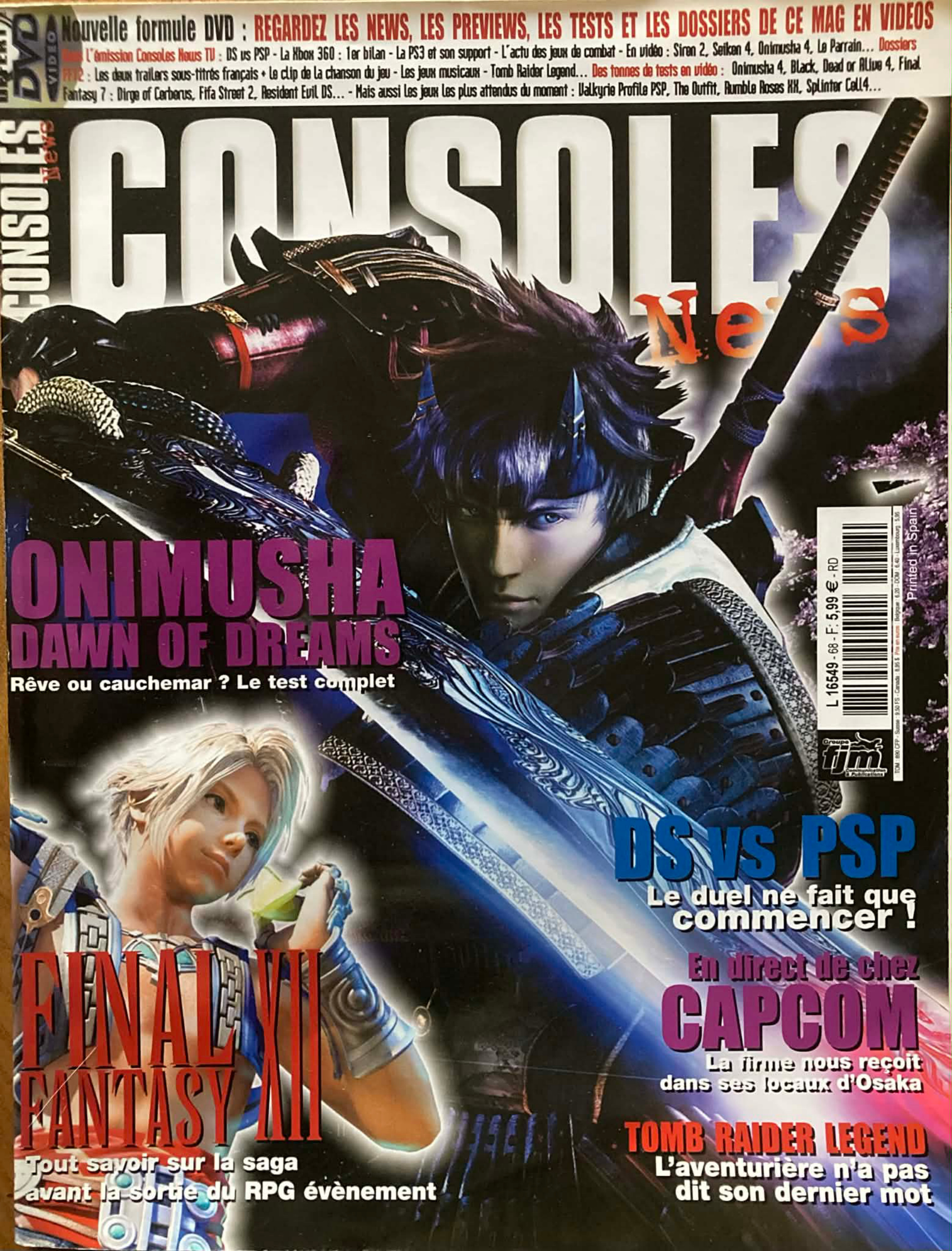 Première page de consolesnews numero68
