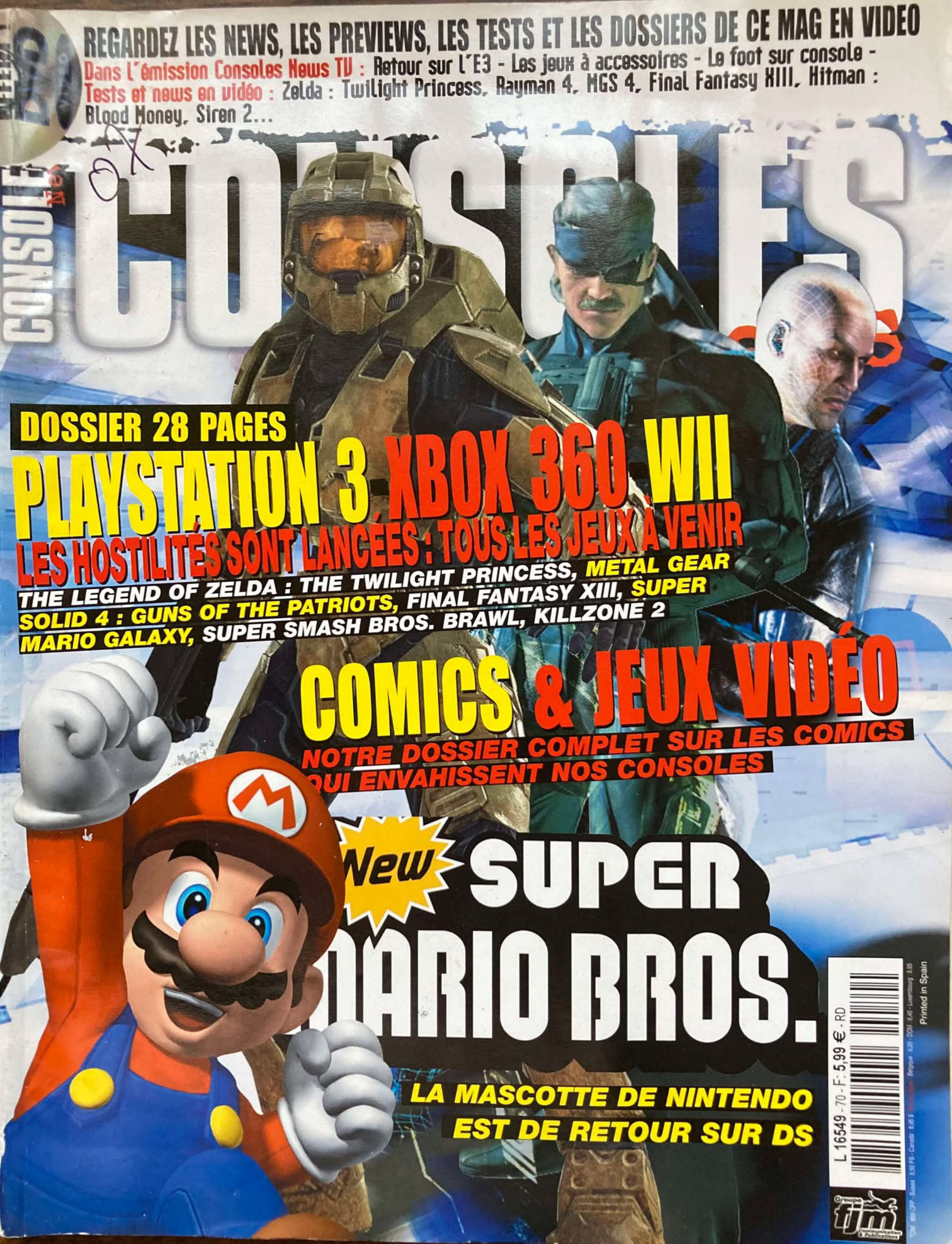 Première page de consolesnews numero70