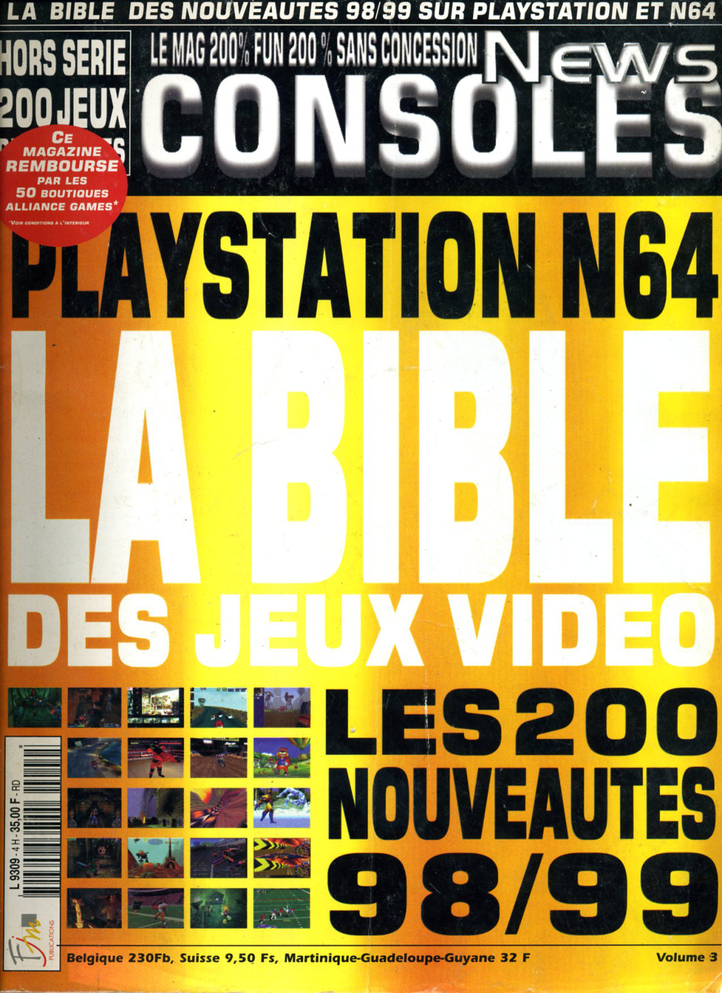 Première page de consolesnews numerohs04