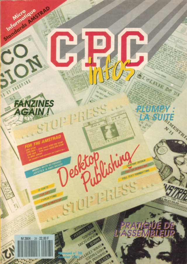Première page de cpcinfos numero28